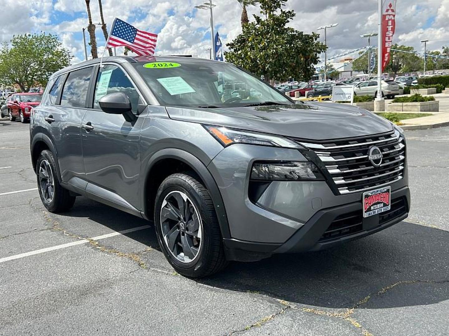 2024 GRAY Nissan Rogue (5N1BT3BA8RC) with an 3-Cyl Turbo 1.5 Liter engine, Automatic CVT transmission, located at 412 Auto Vista Drive, Palmdale, 93551, (661) 945-0620, 34.592636, -118.136681 - Photo#0
