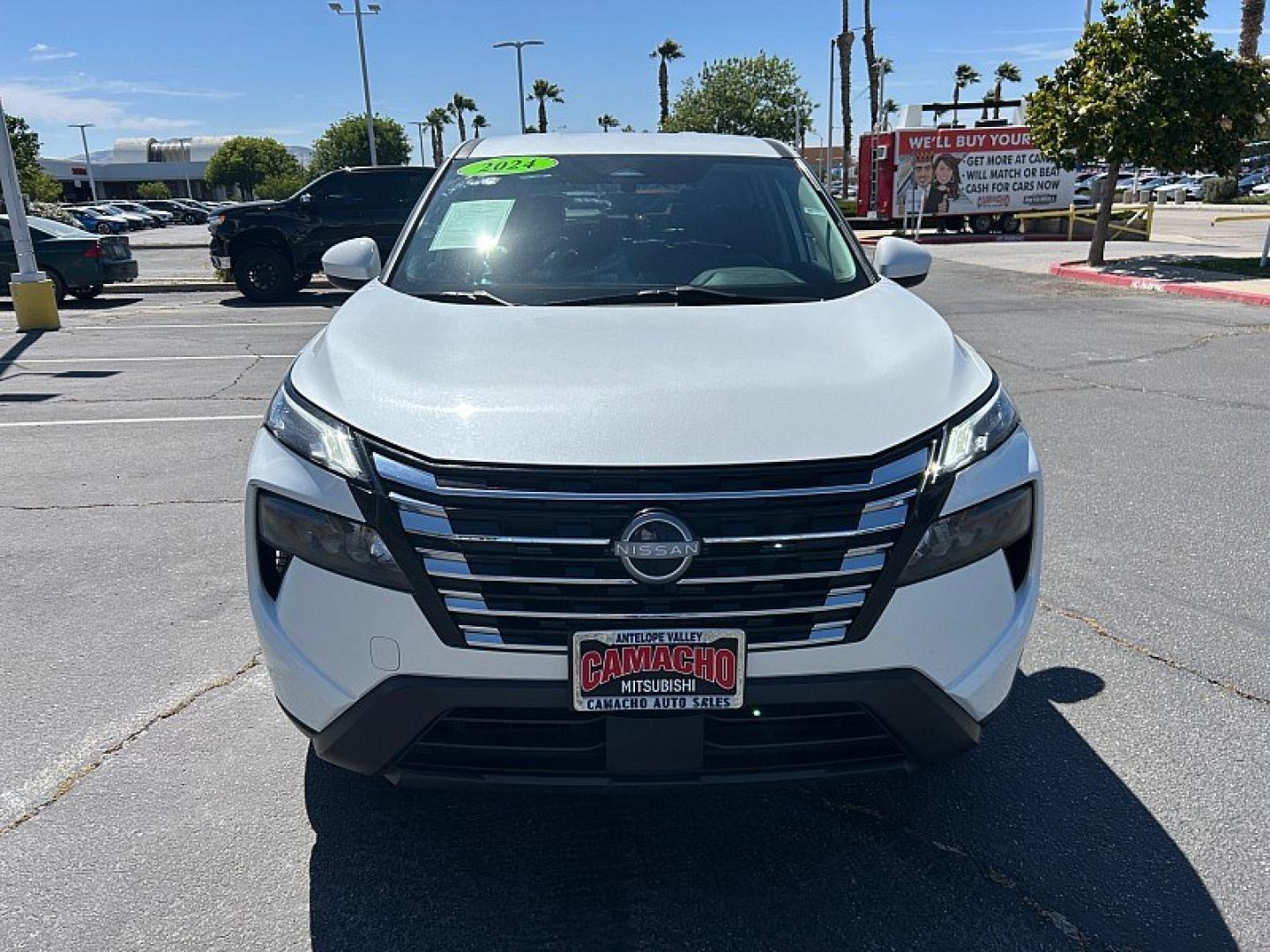 2024 WHITE Nissan Rogue (5N1BT3BA9RC) with an 3-Cyl Turbo 1.5 Liter engine, Automatic CVT transmission, located at 412 Auto Vista Drive, Palmdale, 93551, (661) 945-0620, 34.592636, -118.136681 - Photo#1