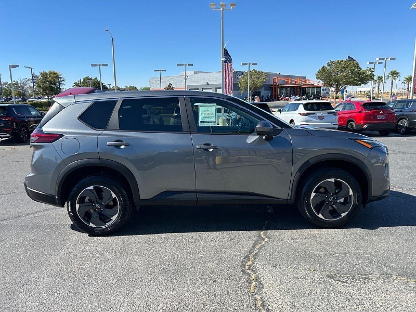2024 GRAY Nissan Rogue (5N1BT3BA3RC) with an 3-Cyl Turbo 1.5 Liter engine, Automatic CVT transmission, located at 412 Auto Vista Drive, Palmdale, 93551, (661) 945-0620, 34.592636, -118.136681 - Photo#3