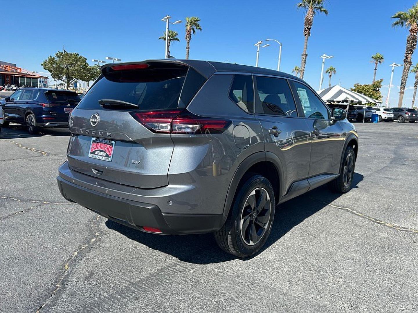 2024 GRAY Nissan Rogue (5N1BT3BA3RC) with an 3-Cyl Turbo 1.5 Liter engine, Automatic CVT transmission, located at 412 Auto Vista Drive, Palmdale, 93551, (661) 945-0620, 34.592636, -118.136681 - Photo#4