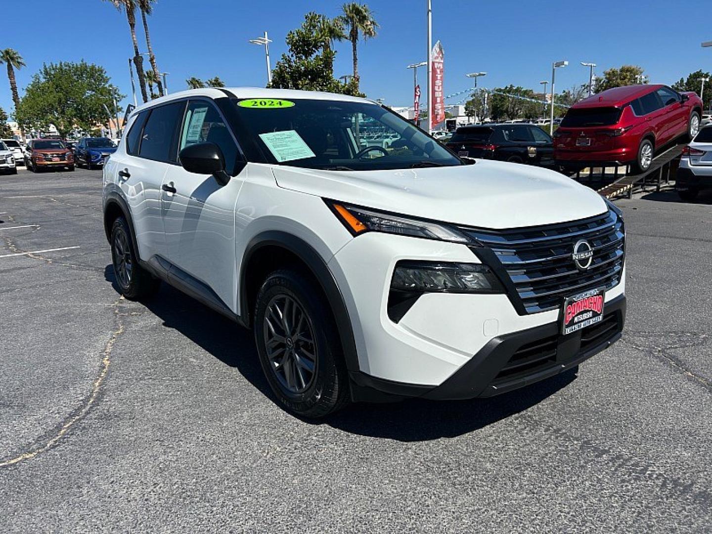 2024 White Nissan Rogue (5N1BT3AA4RC) with an 3-Cyl Turbo 1.5 Liter engine, Automatic CVT transmission, located at 412 Auto Vista Drive, Palmdale, 93551, (661) 945-0620, 34.592636, -118.136681- Photo#0