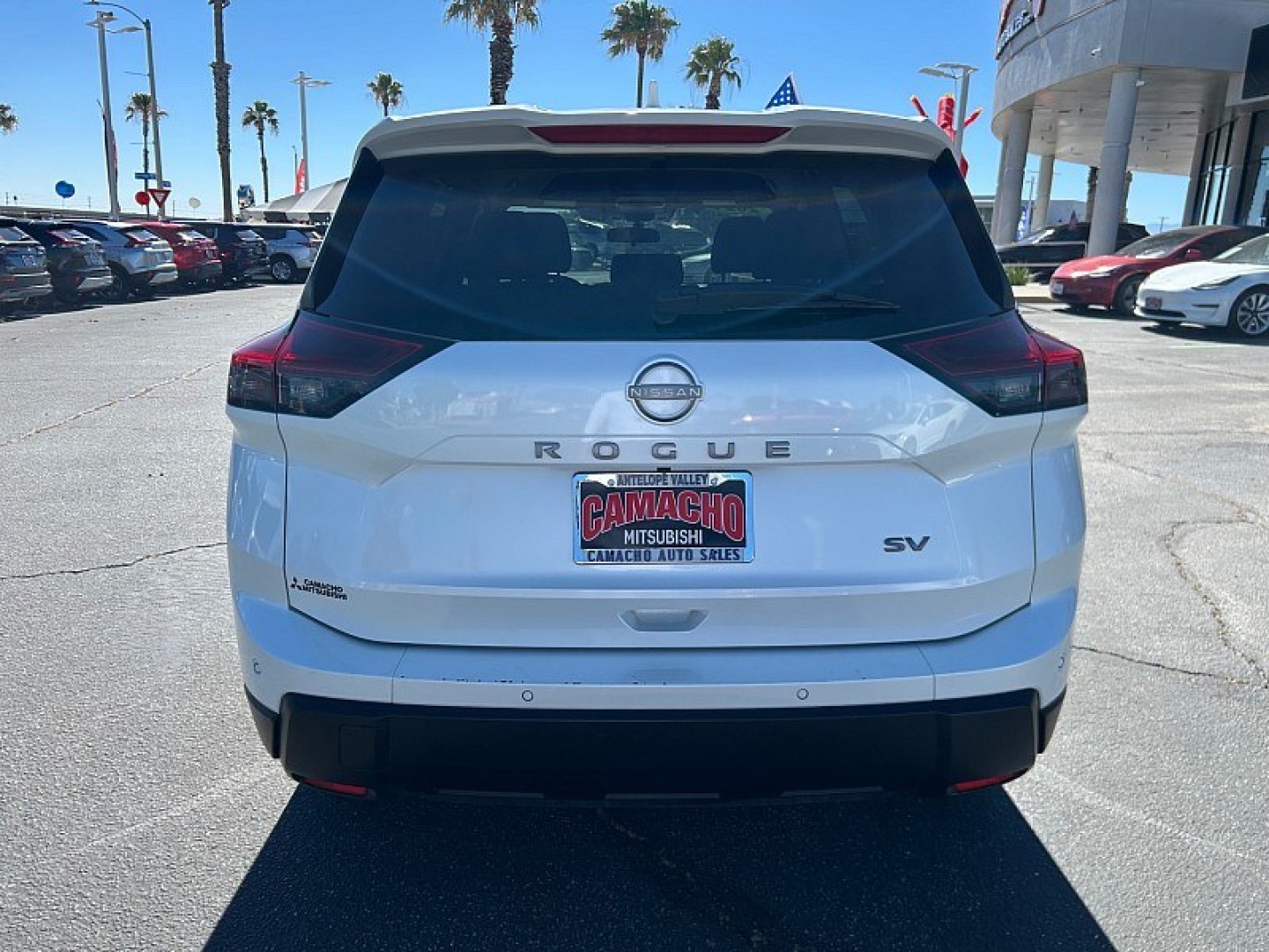 2024 White Nissan Rogue (5N1BT3BA5RC) with an 3-Cyl Turbo 1.5 Liter engine, Automatic CVT transmission, located at 412 Auto Vista Drive, Palmdale, 93551, (661) 945-0620, 34.592636, -118.136681- Photo#3