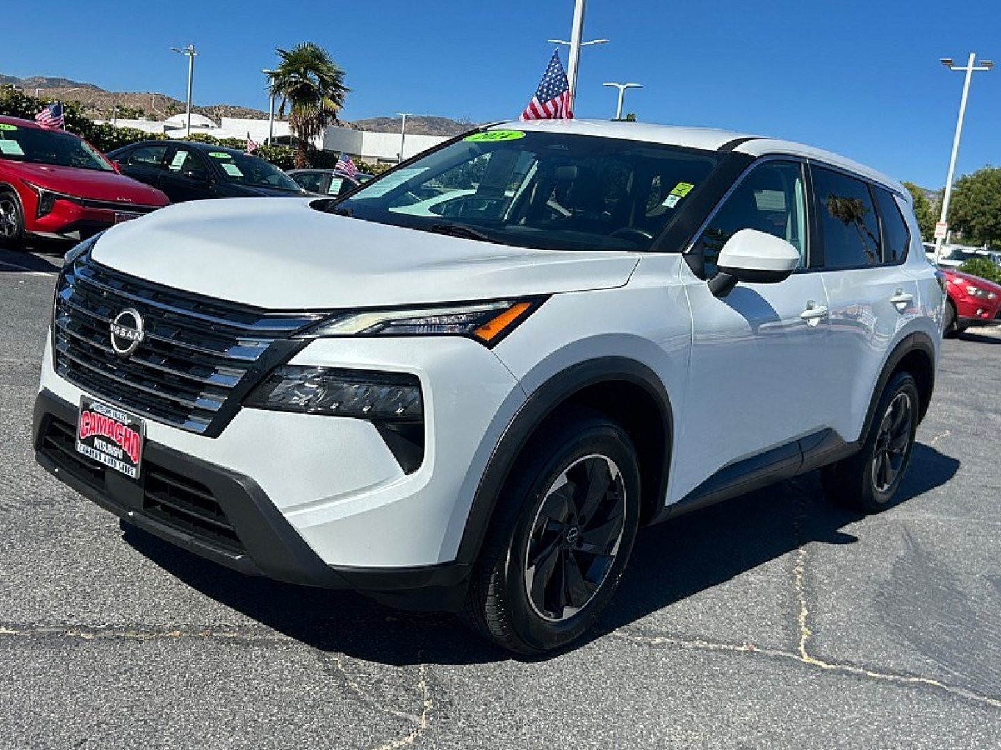 2024 White Nissan Rogue (5N1BT3BA5RC) with an 3-Cyl Turbo 1.5 Liter engine, Automatic CVT transmission, located at 412 Auto Vista Drive, Palmdale, 93551, (661) 945-0620, 34.592636, -118.136681- Photo#6