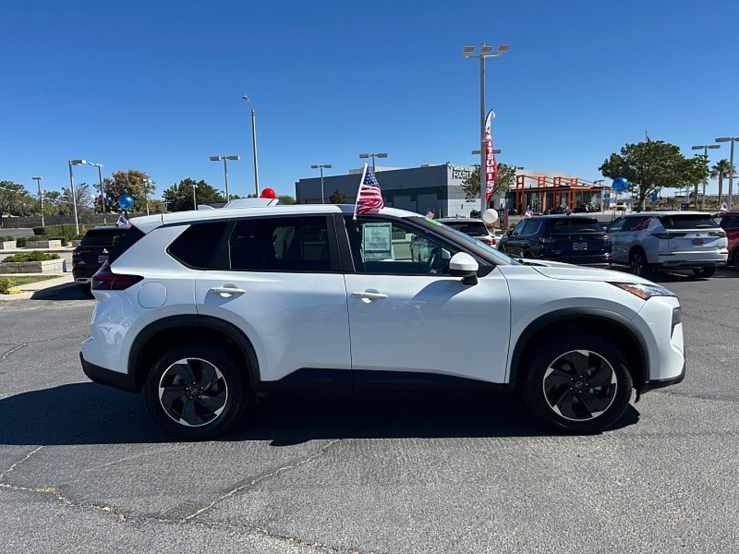 2024 White Nissan Rogue (5N1BT3BA5RC) with an 3-Cyl Turbo 1.5 Liter engine, Automatic CVT transmission, located at 412 Auto Vista Drive, Palmdale, 93551, (661) 945-0620, 34.592636, -118.136681- Photo#11