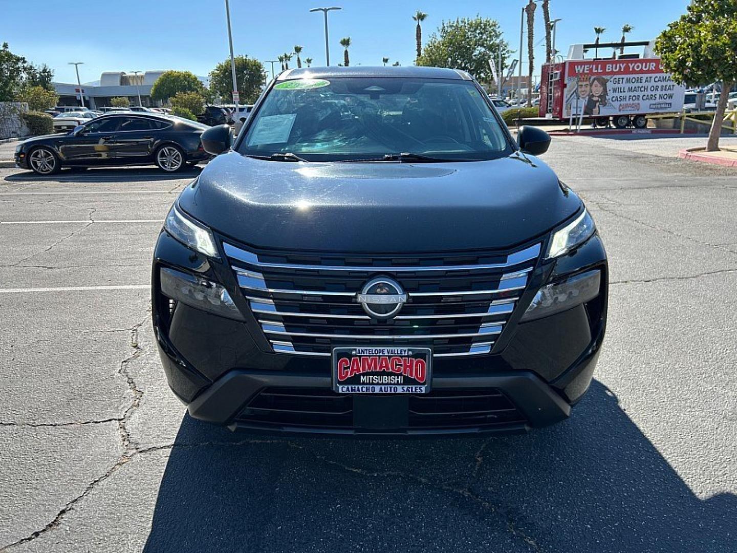 2024 Black Nissan Rogue (5N1BT3AA8RC) with an 3-Cyl Turbo 1.5 Liter engine, Automatic CVT transmission, located at 412 Auto Vista Drive, Palmdale, 93551, (661) 945-0620, 34.592636, -118.136681- Photo#1