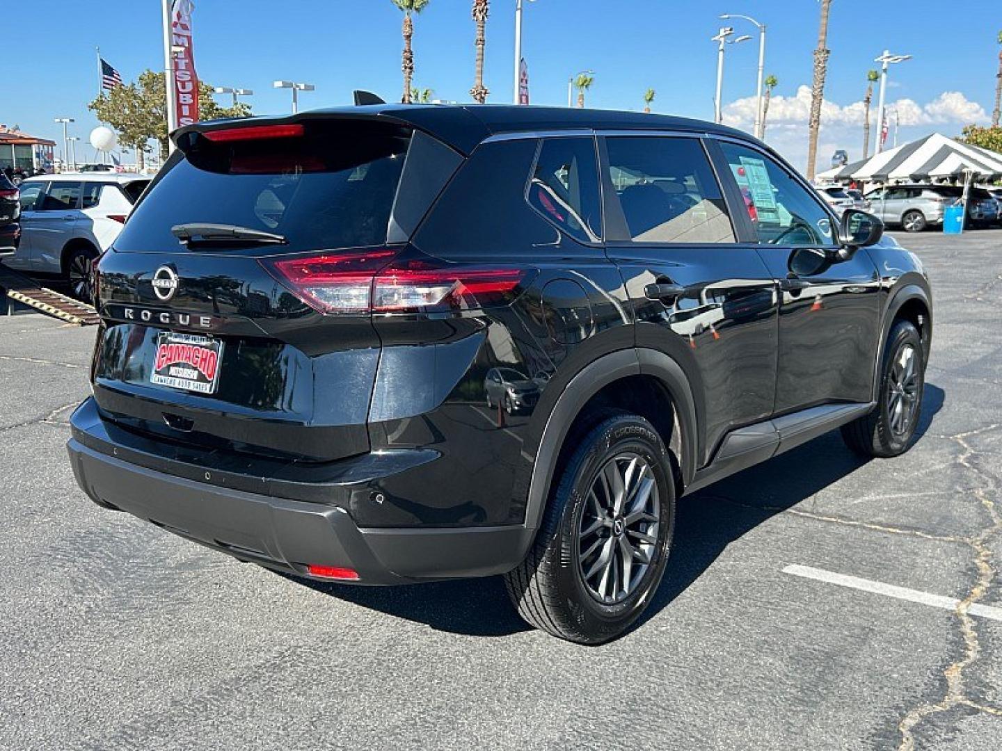 2024 Black Nissan Rogue (5N1BT3AA8RC) with an 3-Cyl Turbo 1.5 Liter engine, Automatic CVT transmission, located at 412 Auto Vista Drive, Palmdale, 93551, (661) 945-0620, 34.592636, -118.136681- Photo#6
