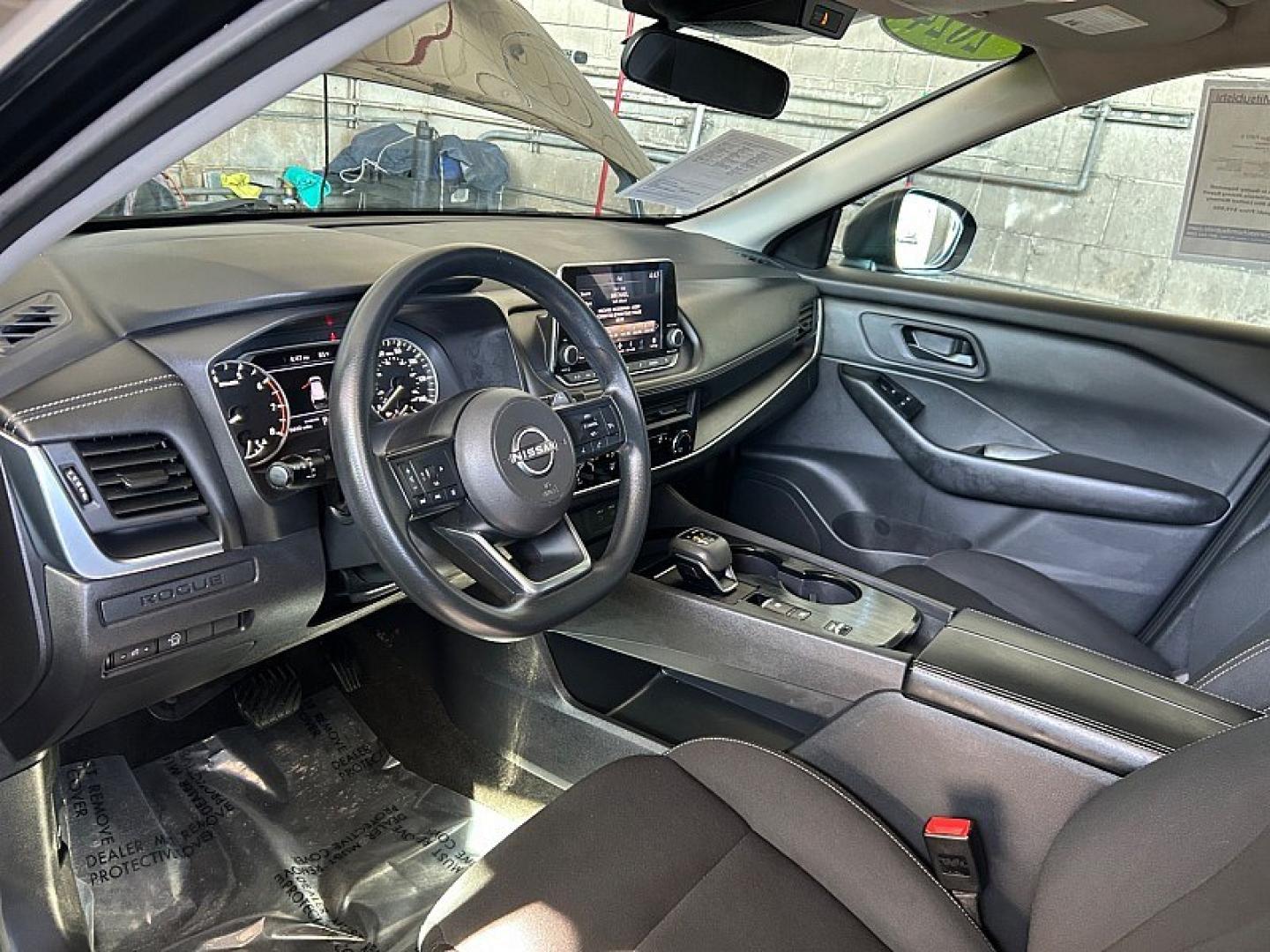2024 Black Nissan Rogue (5N1BT3AA8RC) with an 3-Cyl Turbo 1.5 Liter engine, Automatic CVT transmission, located at 412 Auto Vista Drive, Palmdale, 93551, (661) 945-0620, 34.592636, -118.136681- Photo#17