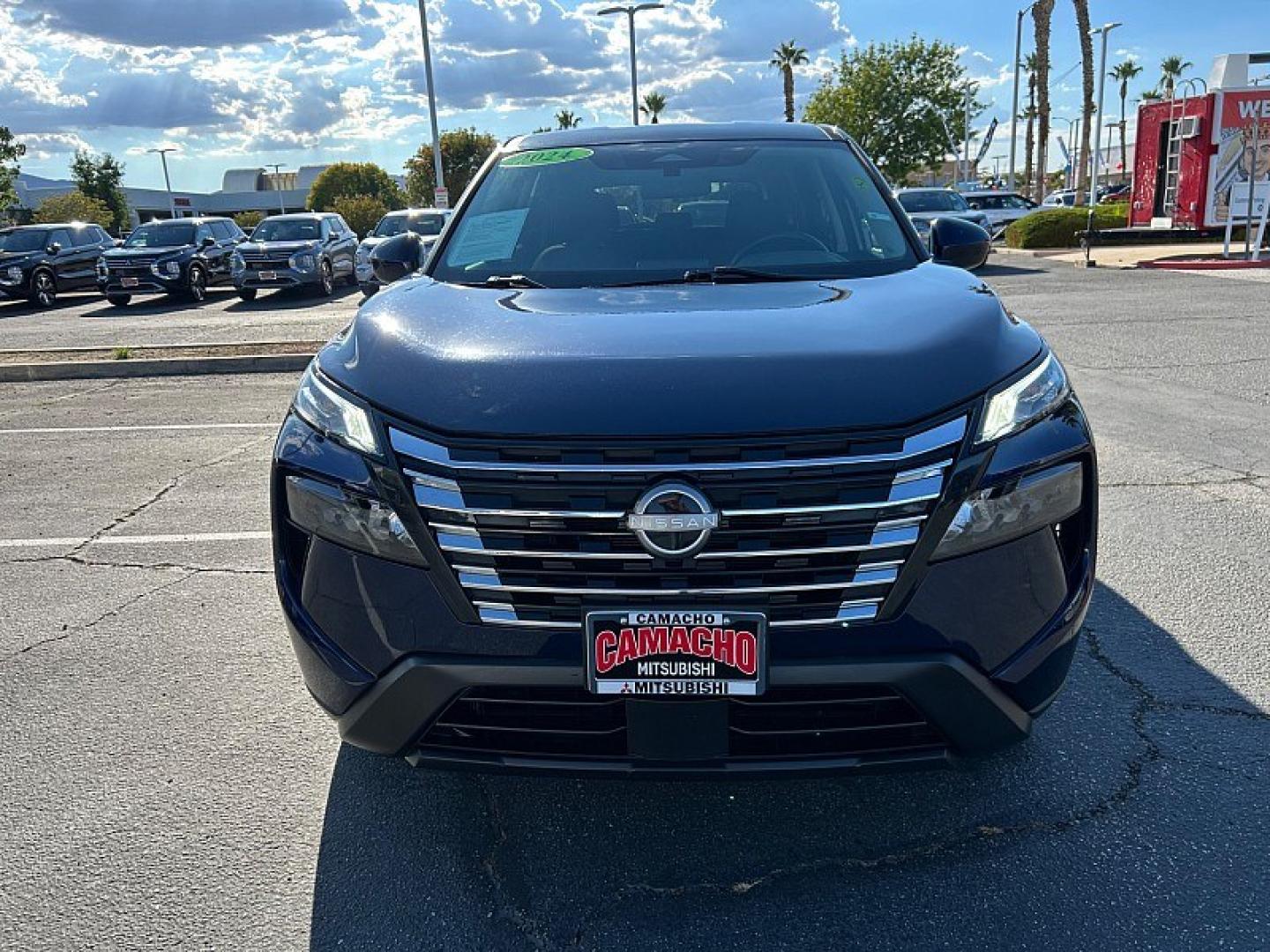 2024 Blue Nissan Rogue (5N1BT3BA5RC) with an 3-Cyl Turbo 1.5 Liter engine, Automatic CVT transmission, located at 412 Auto Vista Drive, Palmdale, 93551, (661) 945-0620, 34.592636, -118.136681- Photo#1