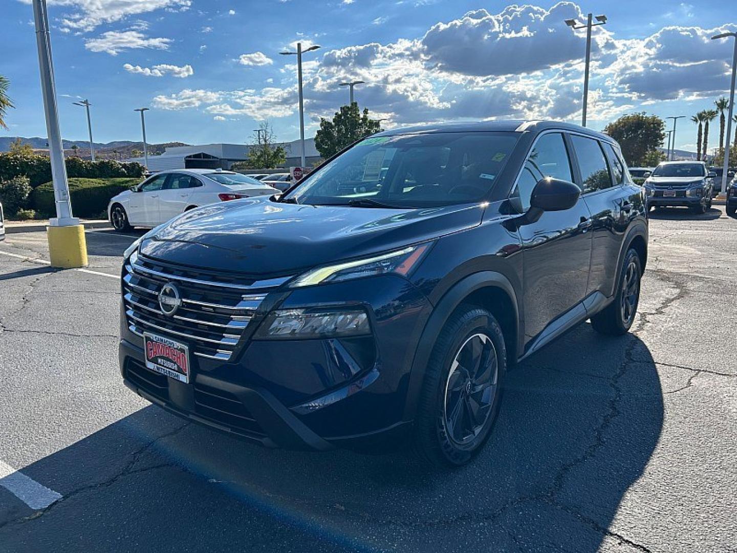 2024 Blue Nissan Rogue (5N1BT3BA5RC) with an 3-Cyl Turbo 1.5 Liter engine, Automatic CVT transmission, located at 412 Auto Vista Drive, Palmdale, 93551, (661) 945-0620, 34.592636, -118.136681- Photo#2