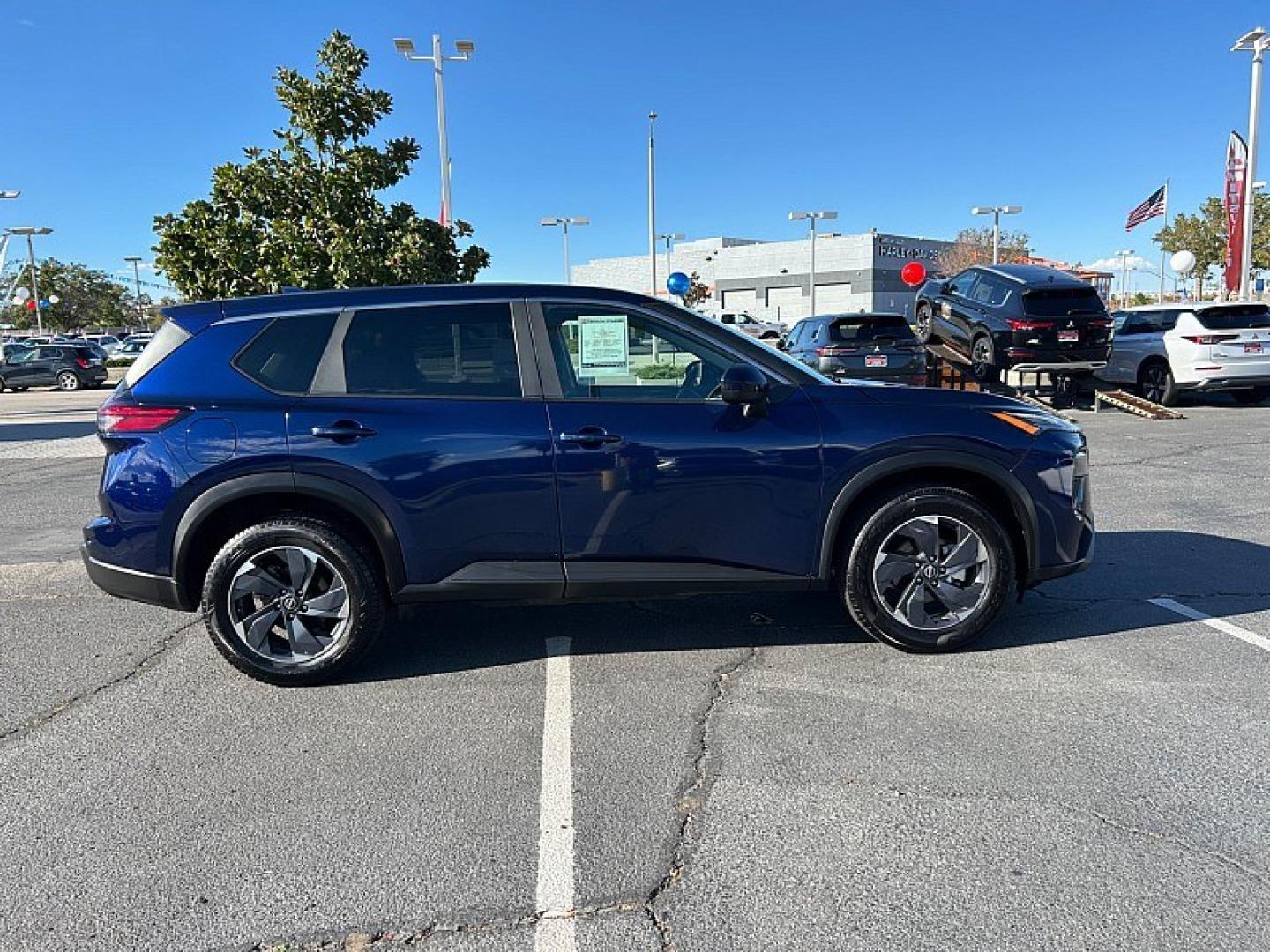 2024 Blue Nissan Rogue (5N1BT3BA5RC) with an 3-Cyl Turbo 1.5 Liter engine, Automatic CVT transmission, located at 412 Auto Vista Drive, Palmdale, 93551, (661) 945-0620, 34.592636, -118.136681- Photo#3