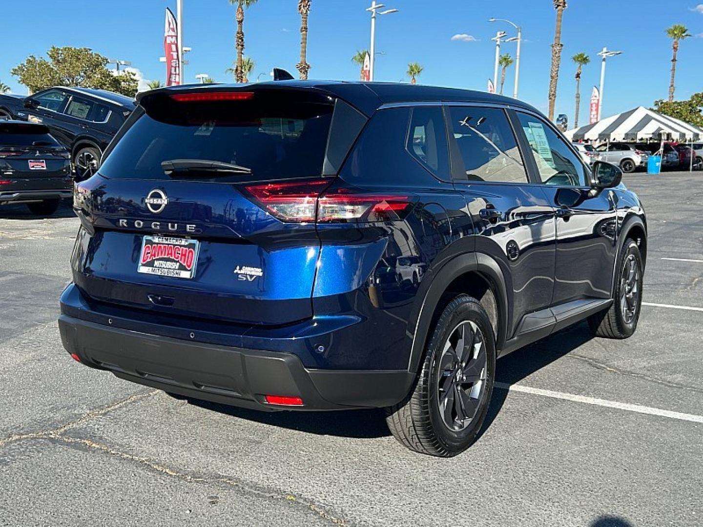 2024 Blue Nissan Rogue (5N1BT3BA5RC) with an 3-Cyl Turbo 1.5 Liter engine, Automatic CVT transmission, located at 412 Auto Vista Drive, Palmdale, 93551, (661) 945-0620, 34.592636, -118.136681- Photo#4