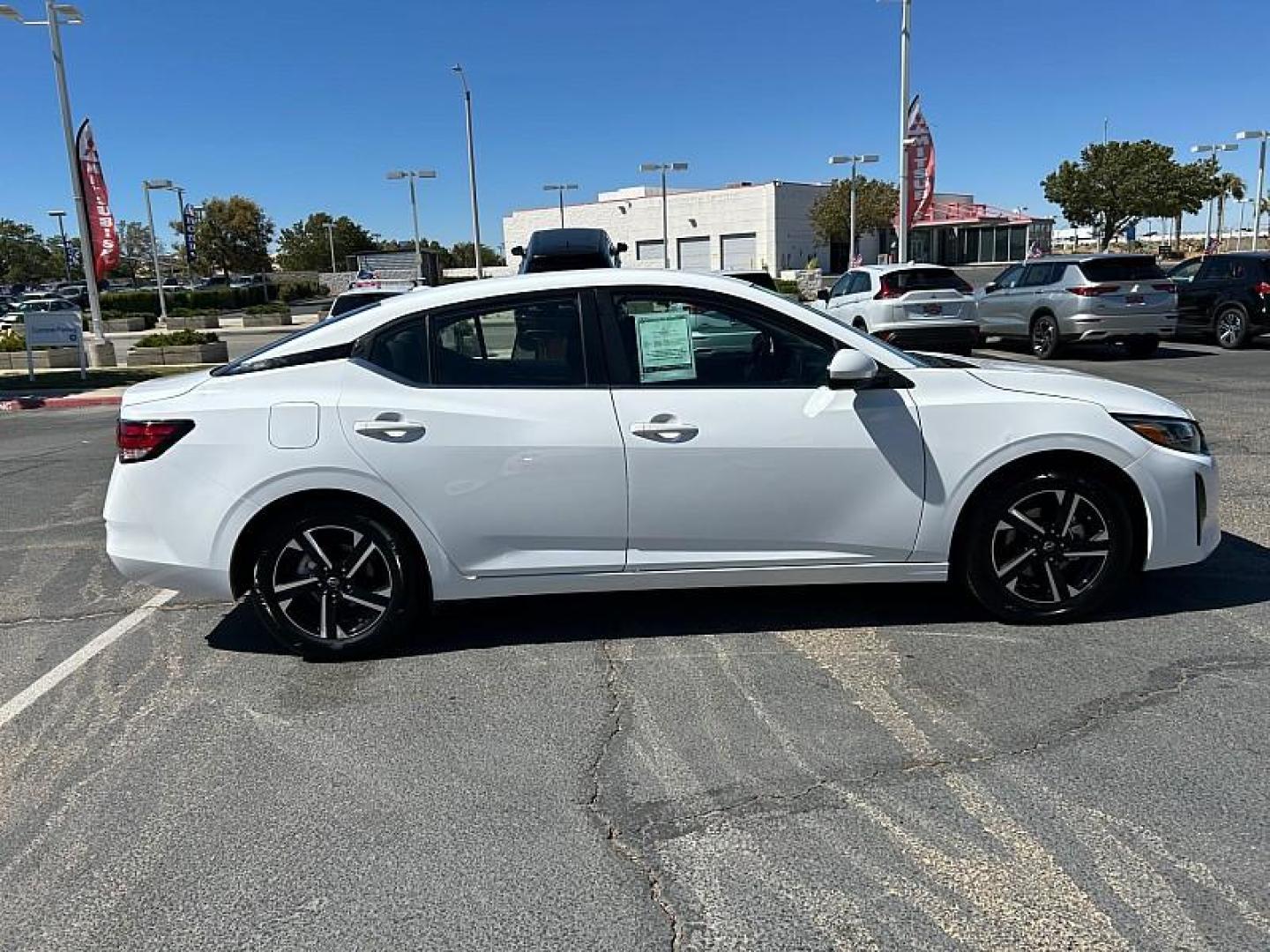 2024 WHITE Nissan Sentra (3N1AB8CV2RY) with an 4-Cyl 2.0 Liter engine, Automatic CVT w/Xtronic transmission, located at 412 Auto Vista Drive, Palmdale, 93551, (661) 945-0620, 34.592636, -118.136681 - Photo#7