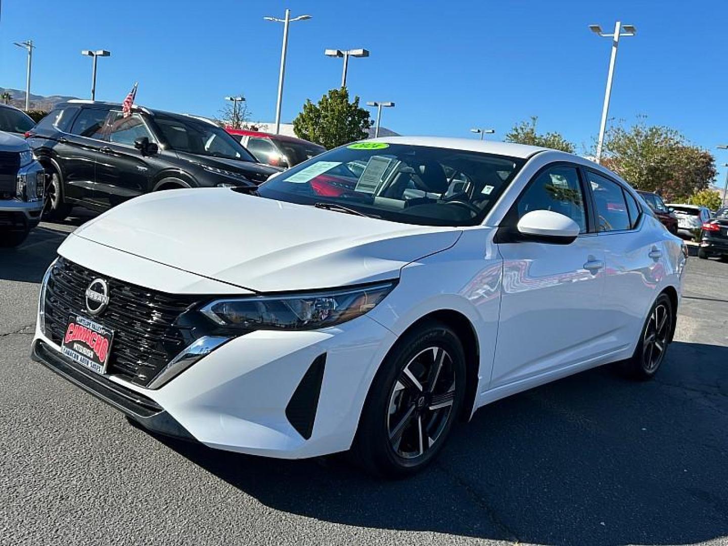2024 WHITE Nissan Sentra (3N1AB8CVXRY) with an 4-Cyl 2.0 Liter engine, Automatic CVT w/Xtronic transmission, located at 412 Auto Vista Drive, Palmdale, 93551, (661) 945-0620, 34.592636, -118.136681- Photo#23