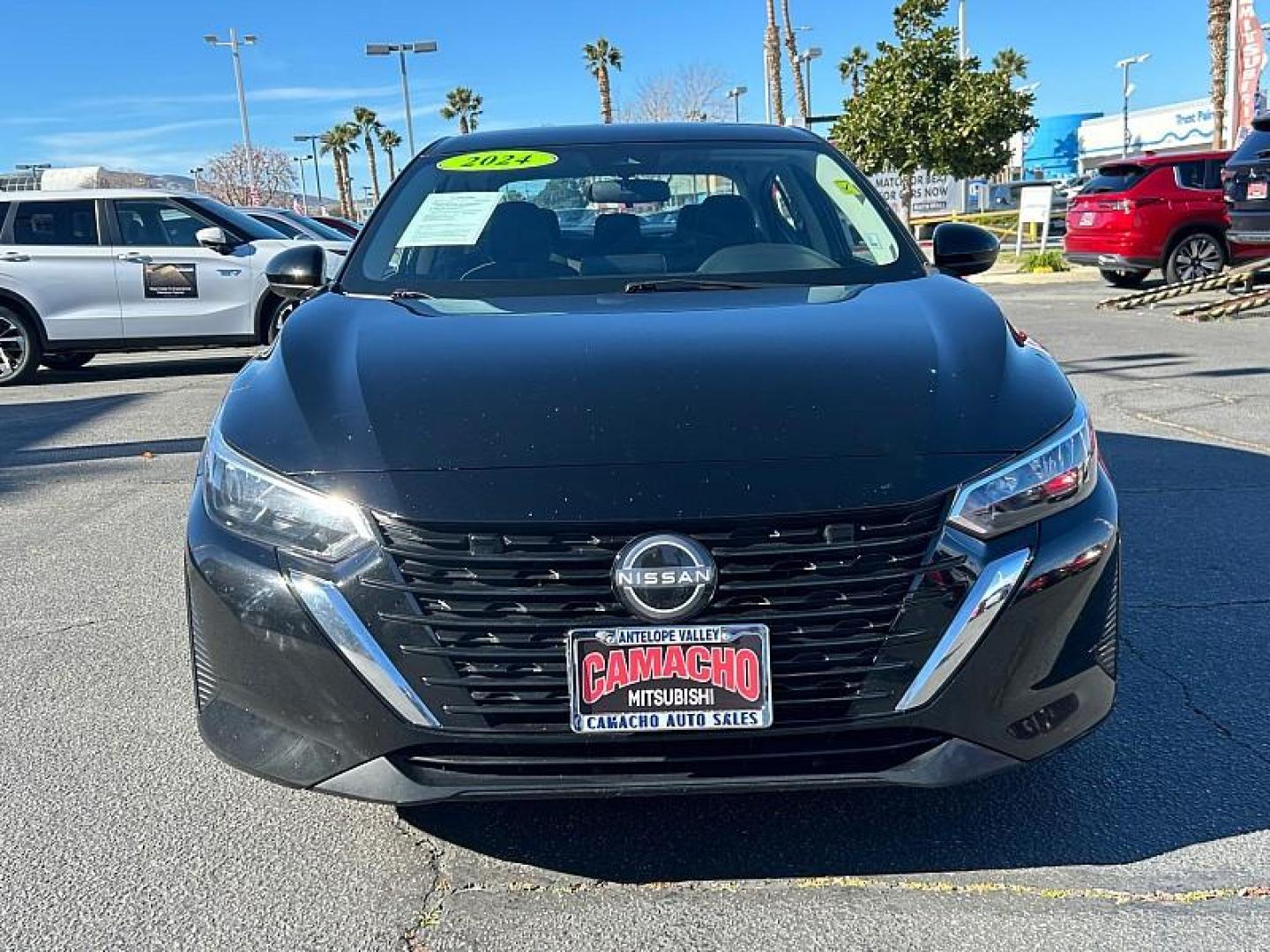 2024 BLACK Nissan Sentra (3N1AB8CV6RY) with an 4-Cyl 2.0 Liter engine, Automatic CVT w/Xtronic transmission, located at 412 Auto Vista Drive, Palmdale, 93551, (661) 945-0620, 34.592636, -118.136681 - Photo#1