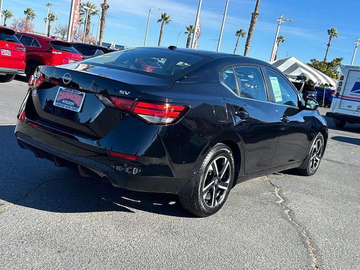 2024 BLACK Nissan Sentra (3N1AB8CV6RY) with an 4-Cyl 2.0 Liter engine, Automatic CVT w/Xtronic transmission, located at 412 Auto Vista Drive, Palmdale, 93551, (661) 945-0620, 34.592636, -118.136681 - Photo#2
