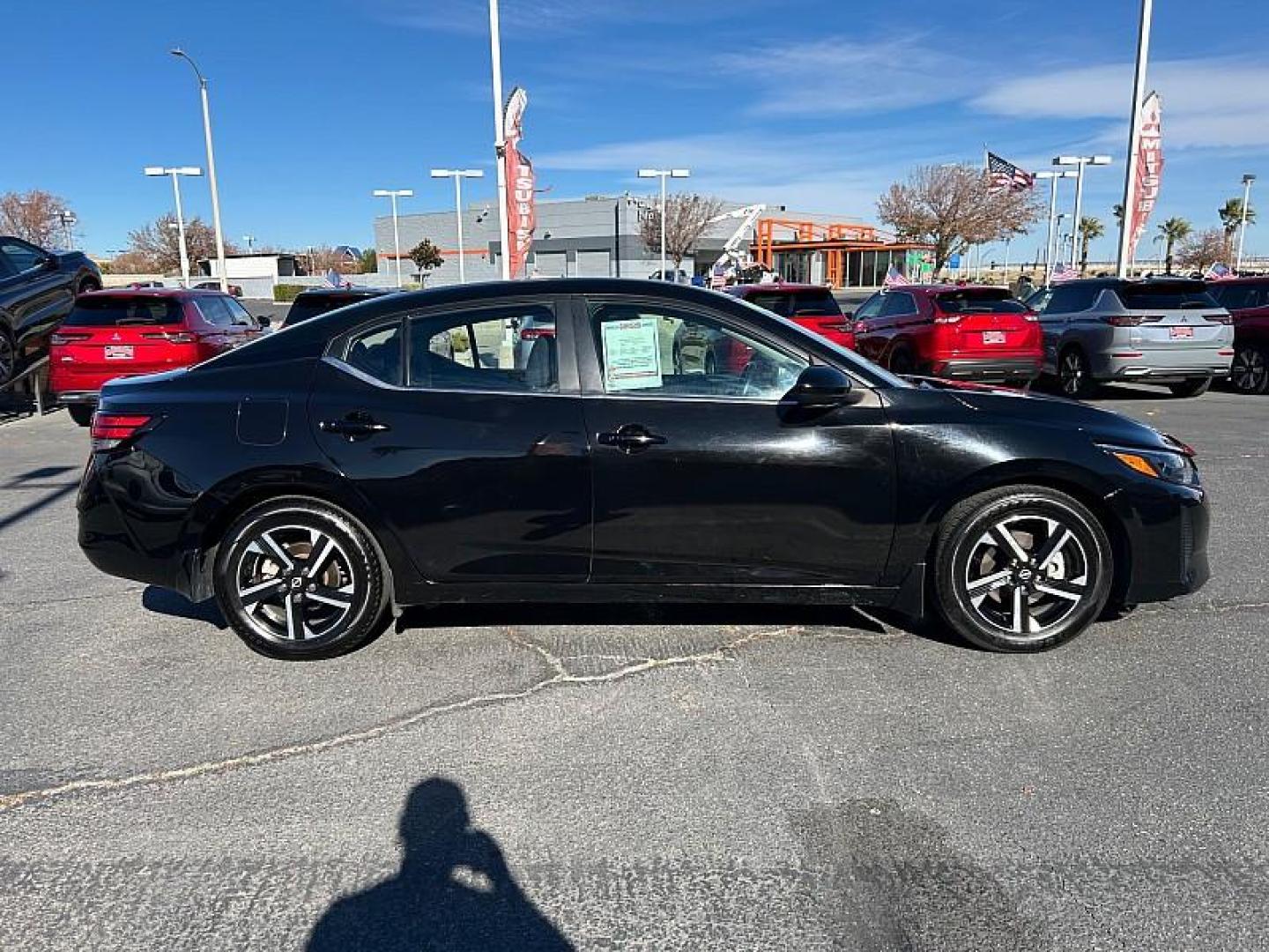 2024 BLACK Nissan Sentra (3N1AB8CV6RY) with an 4-Cyl 2.0 Liter engine, Automatic CVT w/Xtronic transmission, located at 412 Auto Vista Drive, Palmdale, 93551, (661) 945-0620, 34.592636, -118.136681 - Photo#7