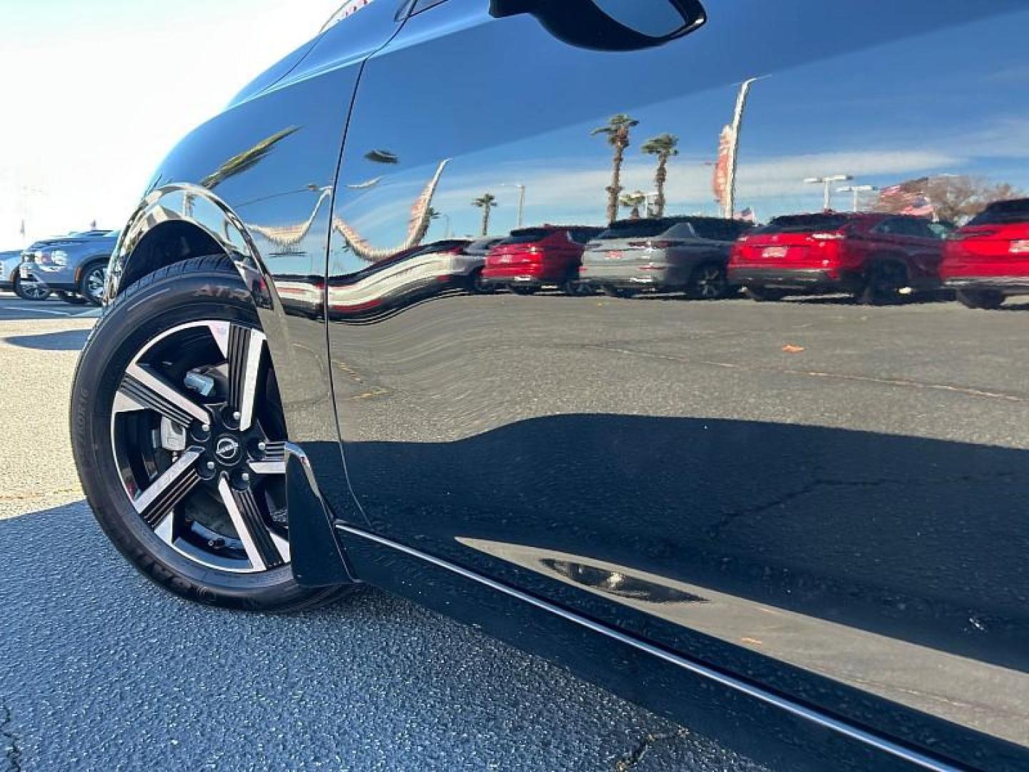 2024 BLACK Nissan Sentra (3N1AB8CV6RY) with an 4-Cyl 2.0 Liter engine, Automatic CVT w/Xtronic transmission, located at 412 Auto Vista Drive, Palmdale, 93551, (661) 945-0620, 34.592636, -118.136681 - Photo#12