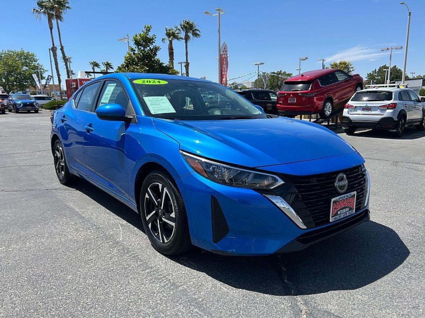 2024 BLUE Nissan Sentra (3N1AB8CVXRY) with an 4-Cyl 2.0 Liter engine, Automatic CVT w/Xtronic transmission, located at 412 Auto Vista Drive, Palmdale, 93551, (661) 945-0620, 34.592636, -118.136681- Photo#0