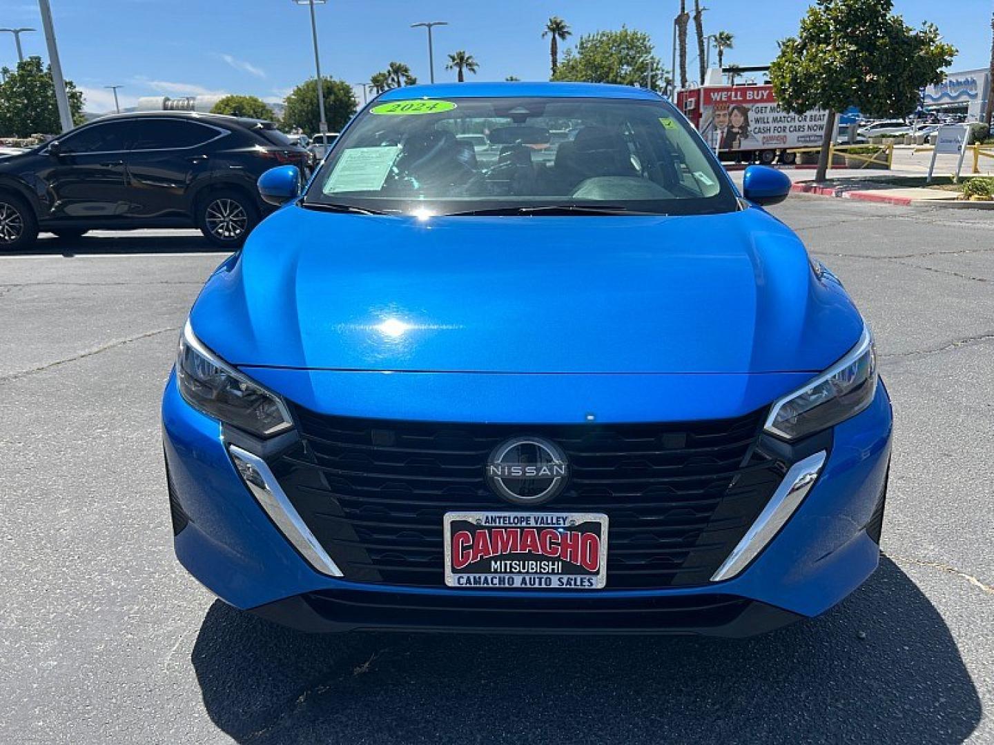 2024 BLUE Nissan Sentra (3N1AB8CVXRY) with an 4-Cyl 2.0 Liter engine, Automatic CVT w/Xtronic transmission, located at 412 Auto Vista Drive, Palmdale, 93551, (661) 945-0620, 34.592636, -118.136681- Photo#1