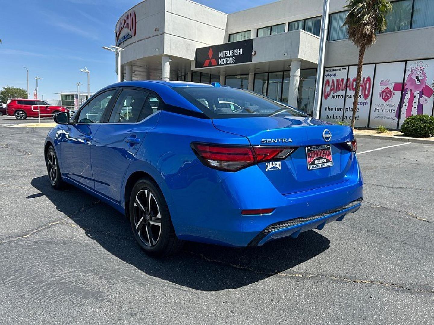 2024 BLUE Nissan Sentra (3N1AB8CVXRY) with an 4-Cyl 2.0 Liter engine, Automatic CVT w/Xtronic transmission, located at 412 Auto Vista Drive, Palmdale, 93551, (661) 945-0620, 34.592636, -118.136681- Photo#8