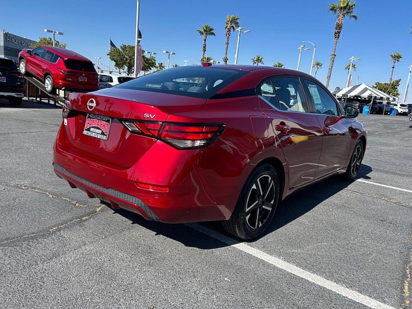 2024 RED Nissan Sentra (3N1AB8CV5RY) with an 4-Cyl 2.0 Liter engine, Automatic CVT w/Xtronic transmission, located at 412 Auto Vista Drive, Palmdale, 93551, (661) 945-0620, 34.592636, -118.136681- Photo#8