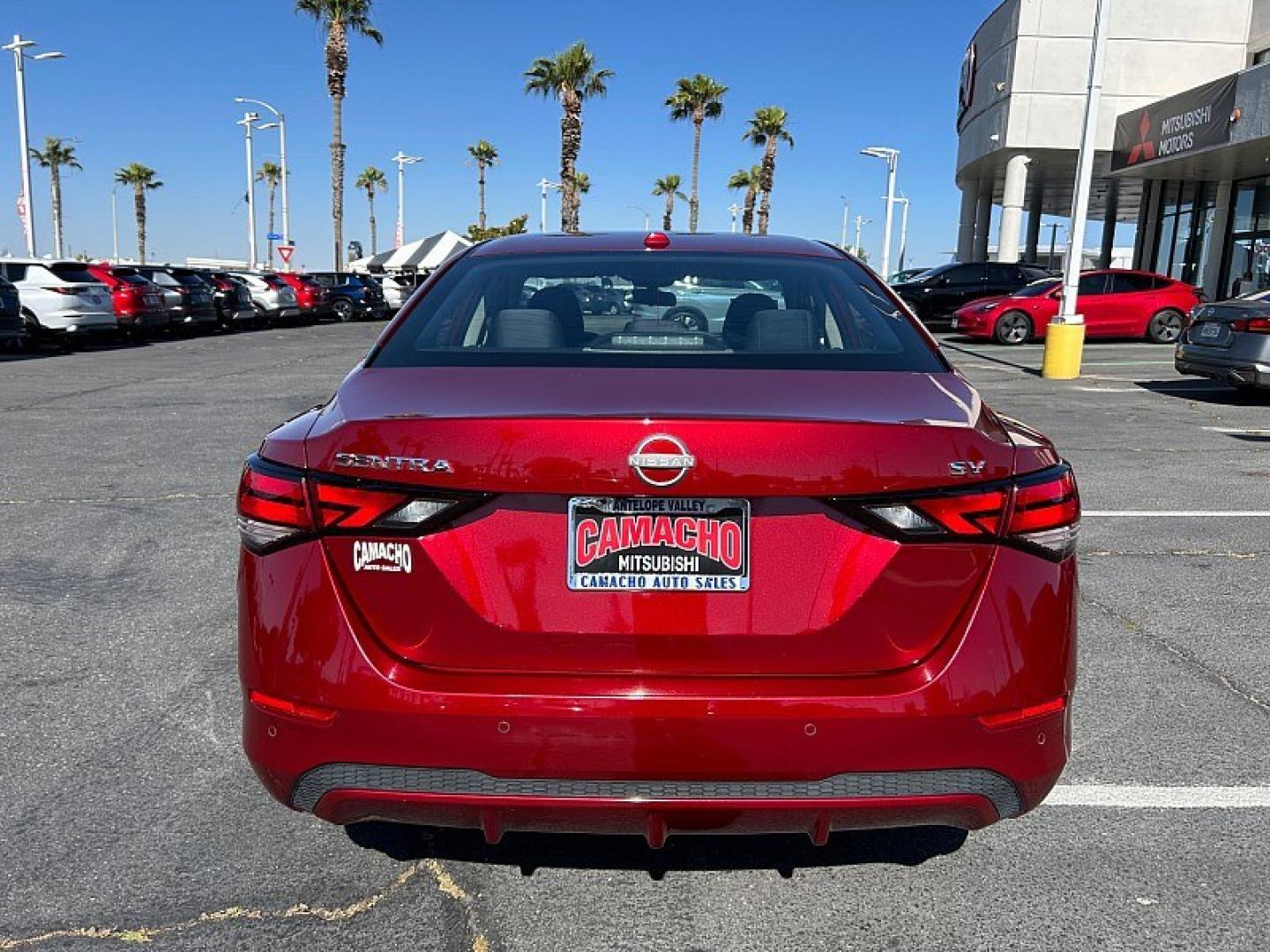 2024 RED Nissan Sentra (3N1AB8CV5RY) with an 4-Cyl 2.0 Liter engine, Automatic CVT w/Xtronic transmission, located at 412 Auto Vista Drive, Palmdale, 93551, (661) 945-0620, 34.592636, -118.136681- Photo#9
