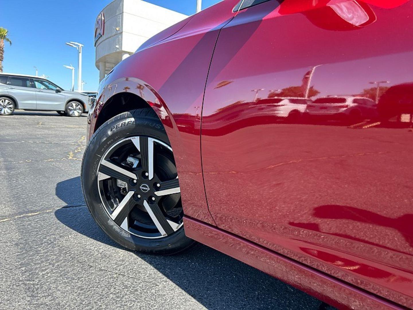 2024 RED Nissan Sentra (3N1AB8CV5RY) with an 4-Cyl 2.0 Liter engine, Automatic CVT w/Xtronic transmission, located at 412 Auto Vista Drive, Palmdale, 93551, (661) 945-0620, 34.592636, -118.136681- Photo#10
