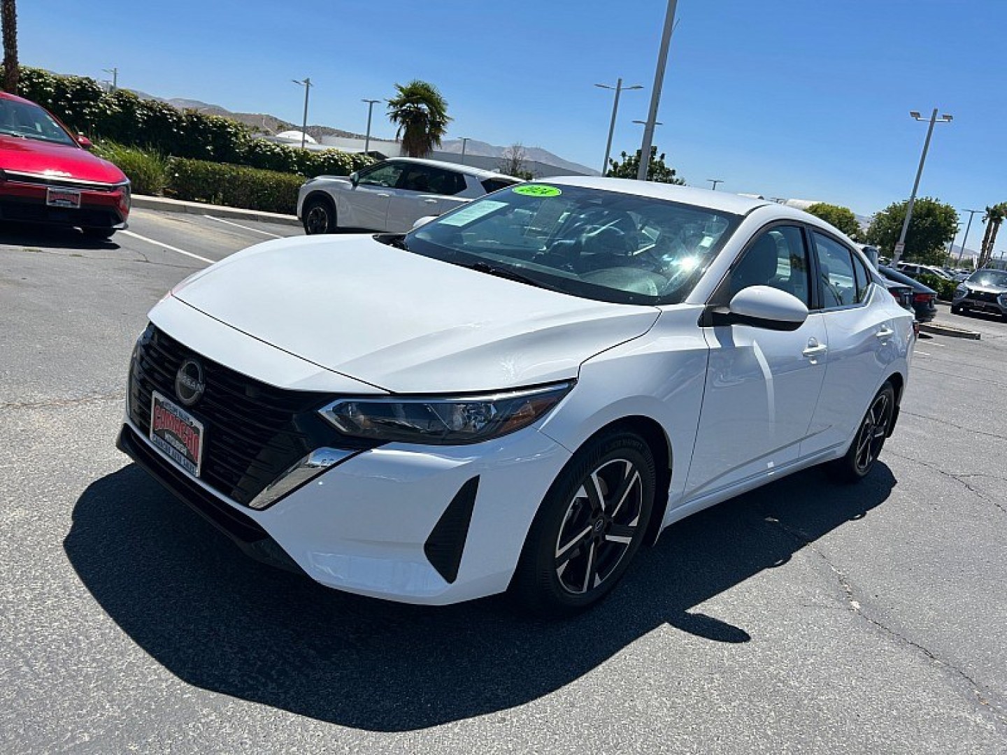 2024 White Nissan Sentra (3N1AB8CV2RY) with an 4-Cyl 2.0 Liter engine, Automatic CVT w/Xtronic transmission, located at 412 Auto Vista Drive, Palmdale, 93551, (661) 945-0620, 34.592636, -118.136681- Photo#4
