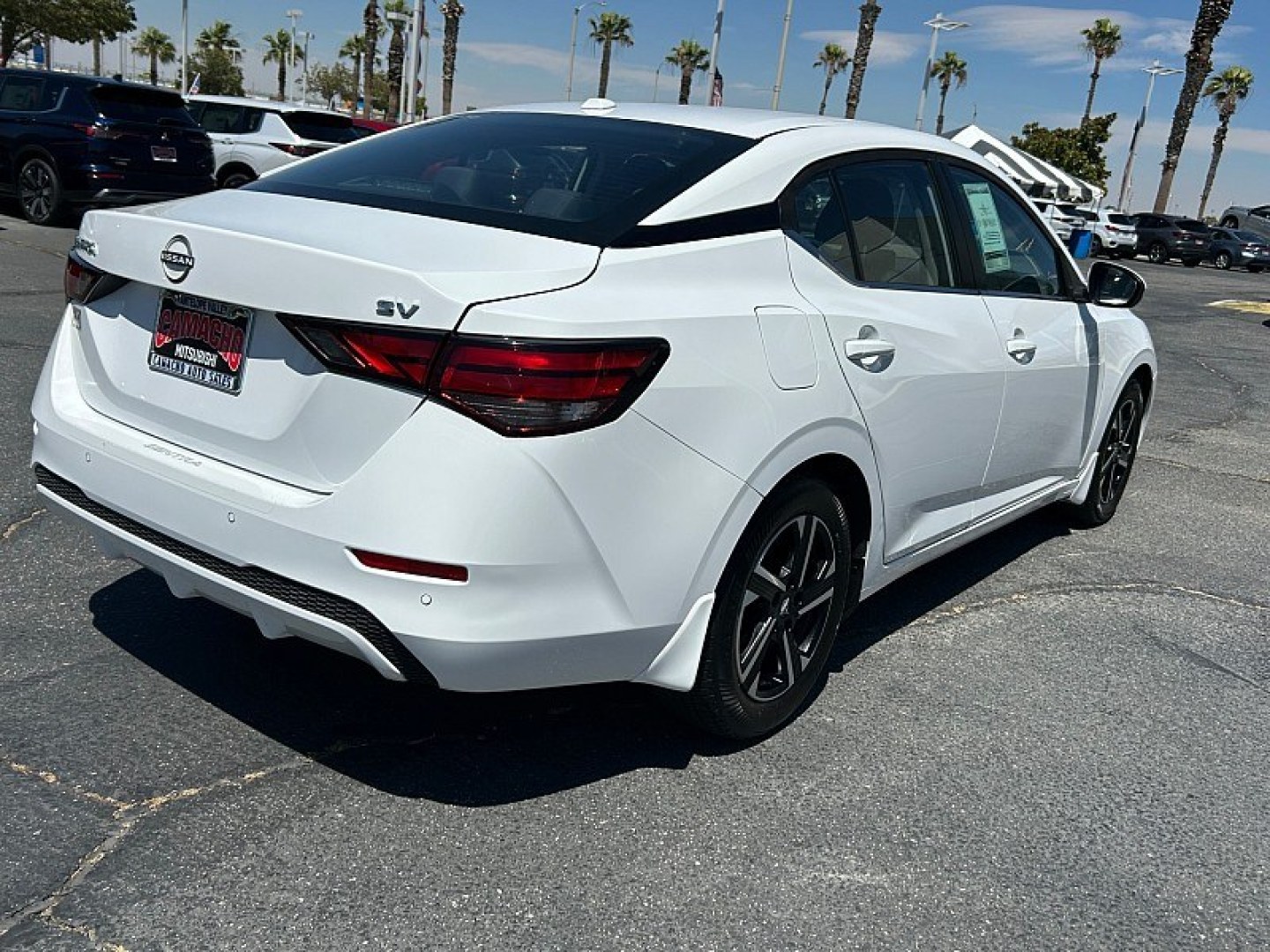 2024 White Nissan Sentra (3N1AB8CV2RY) with an 4-Cyl 2.0 Liter engine, Automatic CVT w/Xtronic transmission, located at 412 Auto Vista Drive, Palmdale, 93551, (661) 945-0620, 34.592636, -118.136681- Photo#10