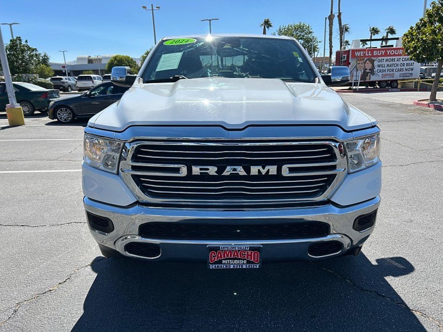 2024 White Ram 1500 2WD (1C6RREJT9RN) , Automatic 8-Spd transmission, located at 412 Auto Vista Drive, Palmdale, 93551, (661) 945-0620, 34.592636, -118.136681- Photo#1