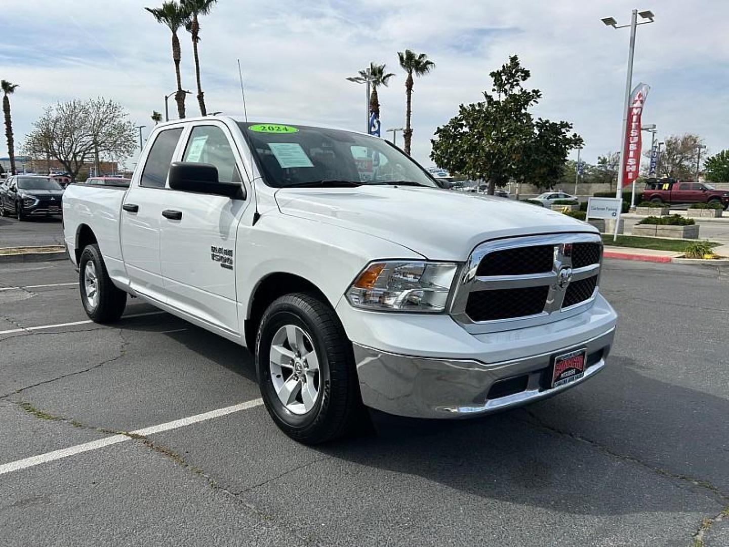 2024 WHITE Ram 1500 Classic 2WD (1C6RR6GGXRS) with an 6-Cyl 3.6 Liter engine, Automatic 8-Spd transmission, located at 412 Auto Vista Drive, Palmdale, 93551, (661) 945-0620, 34.592636, -118.136681 - Photo#0