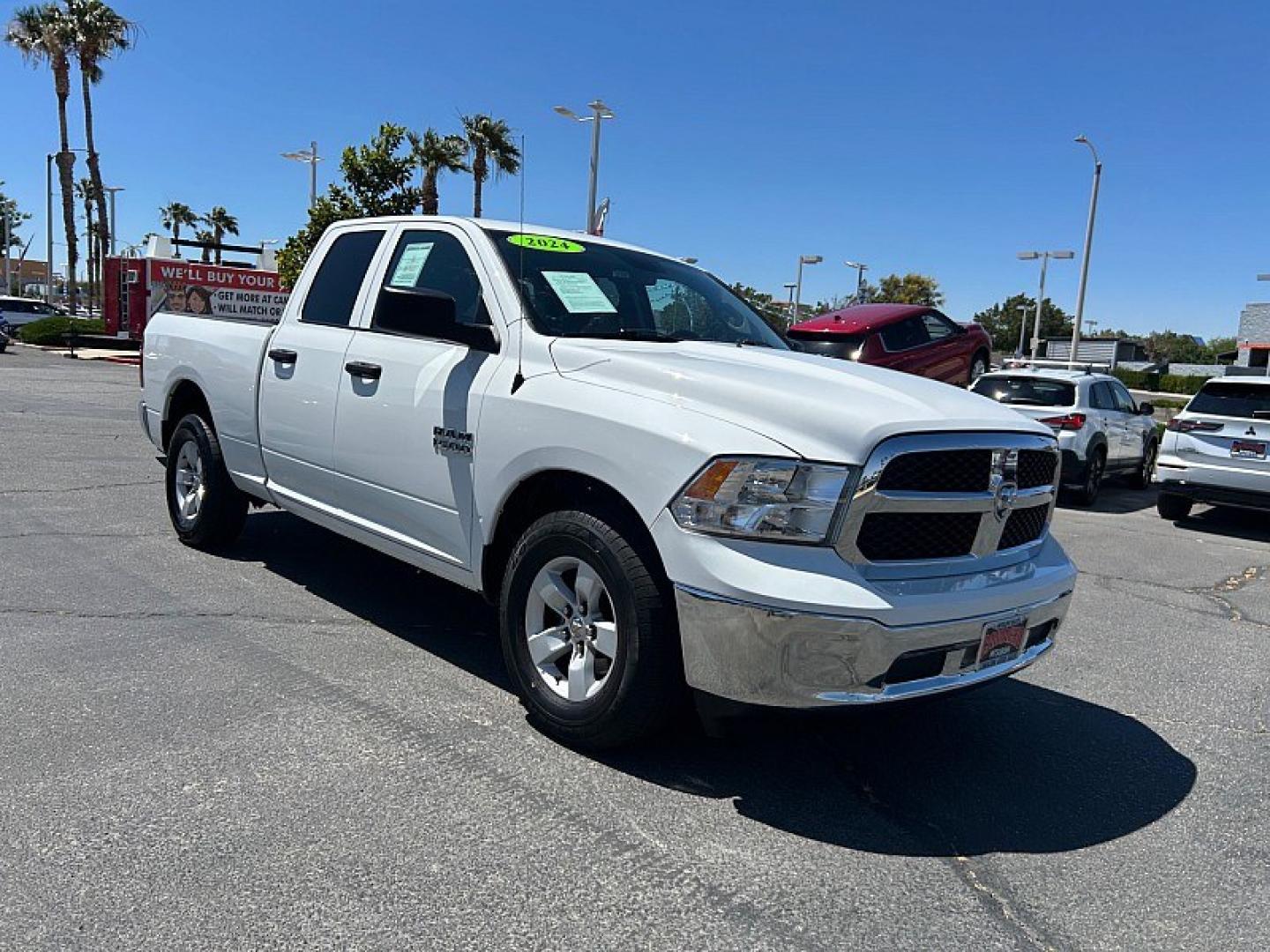 2024 WHITE Ram 1500 Classic 2WD (1C6RR6GG5RS) with an 6-Cyl 3.6 Liter engine, Automatic 8-Spd transmission, located at 412 Auto Vista Drive, Palmdale, 93551, (661) 945-0620, 34.592636, -118.136681- Photo#0