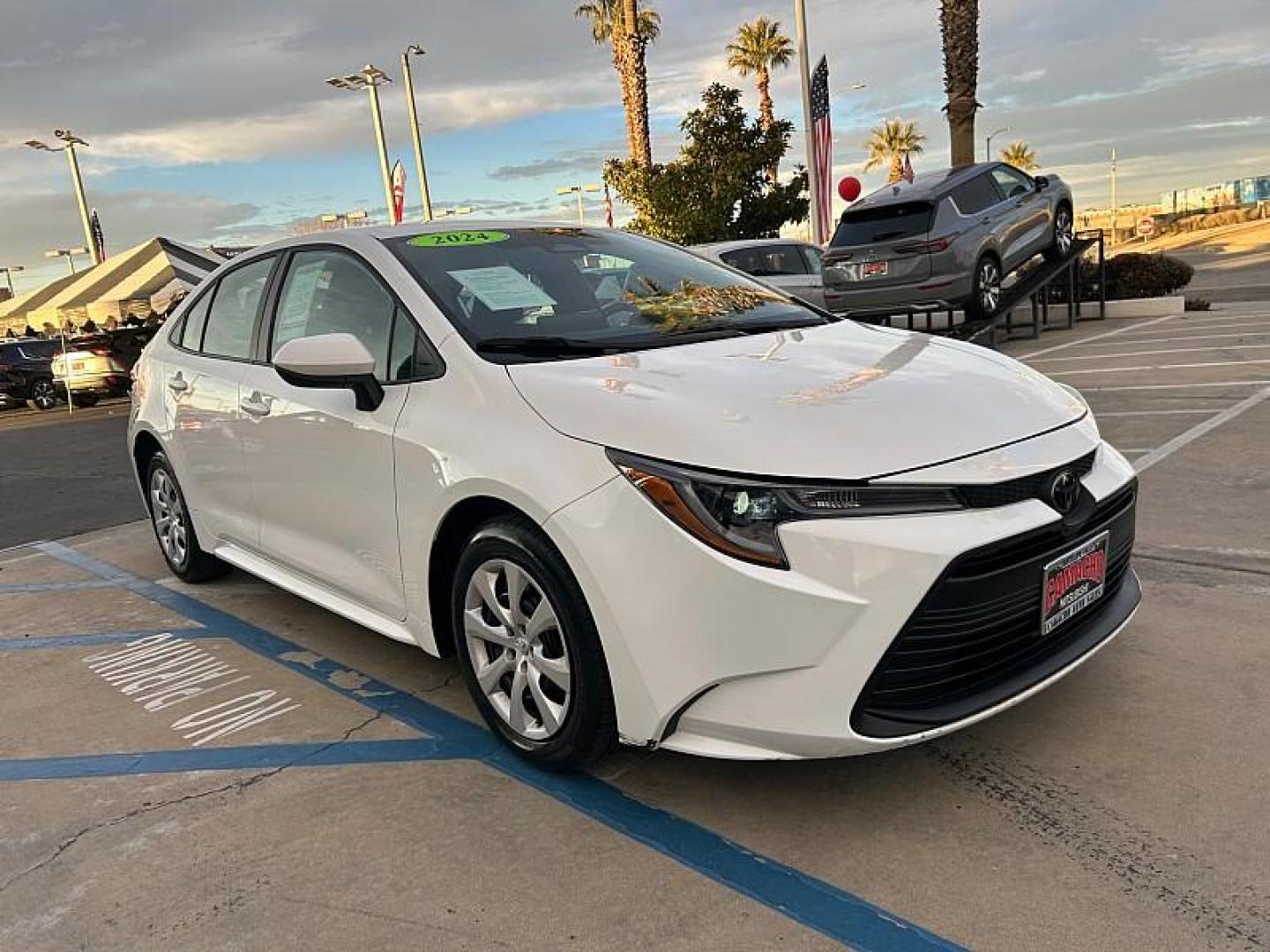 2024 WHITE Toyota Corolla (5YFB4MDEXRP) with an 4-Cyl Hybrid 1.8 Liter engine, Automatic CVT transmission, located at 412 Auto Vista Drive, Palmdale, 93551, (661) 945-0620, 34.592636, -118.136681 - Photo#0