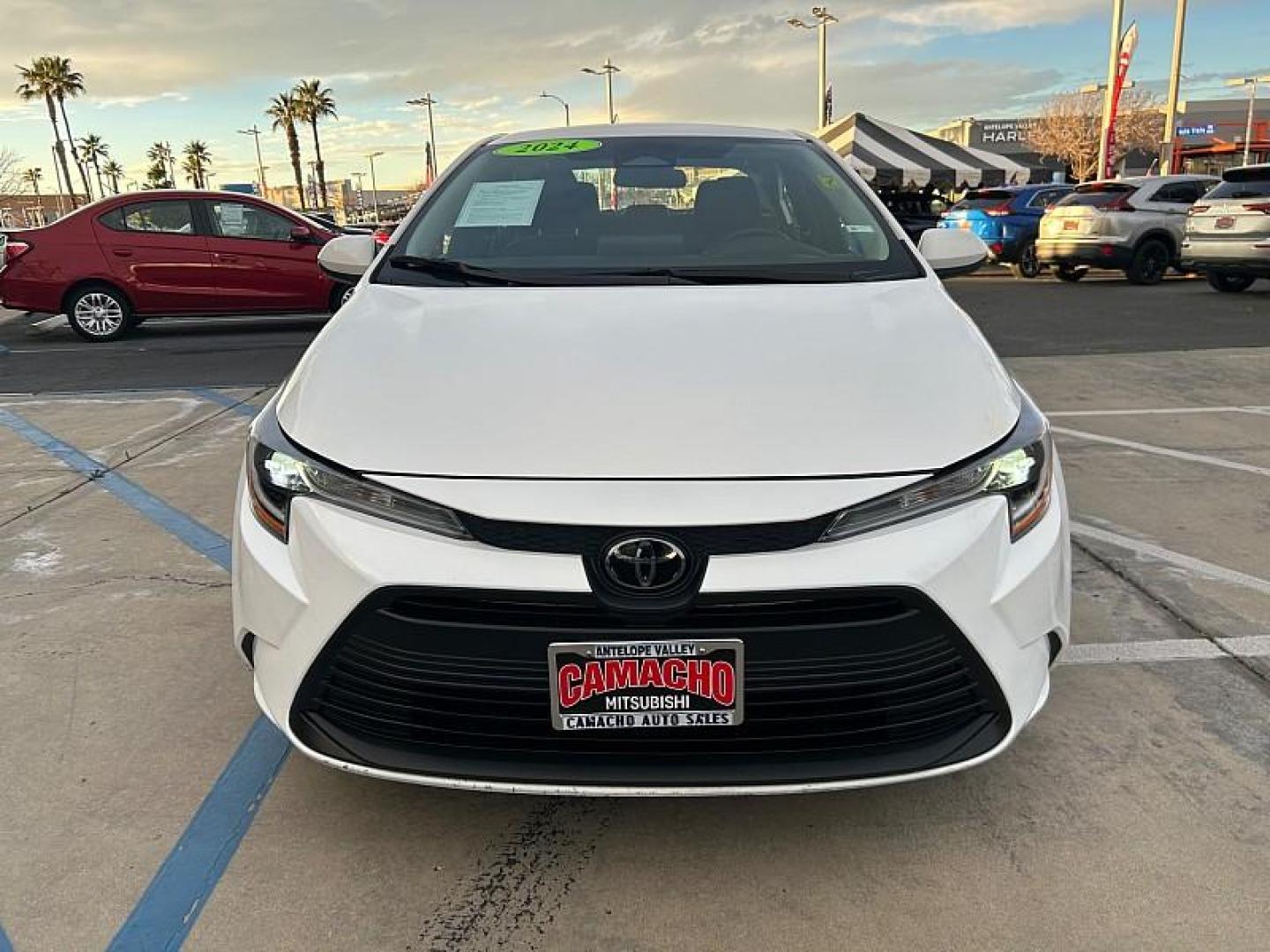 2024 WHITE Toyota Corolla (5YFB4MDEXRP) with an 4-Cyl Hybrid 1.8 Liter engine, Automatic CVT transmission, located at 412 Auto Vista Drive, Palmdale, 93551, (661) 945-0620, 34.592636, -118.136681 - Photo#1