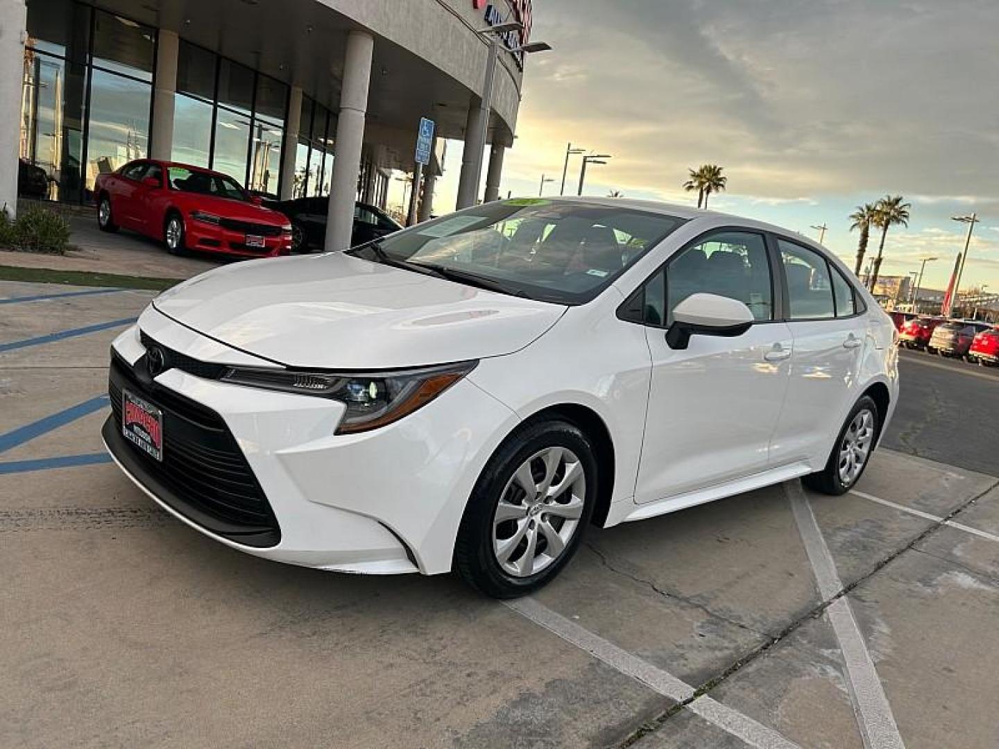 2024 WHITE Toyota Corolla (5YFB4MDEXRP) with an 4-Cyl Hybrid 1.8 Liter engine, Automatic CVT transmission, located at 412 Auto Vista Drive, Palmdale, 93551, (661) 945-0620, 34.592636, -118.136681 - Photo#5