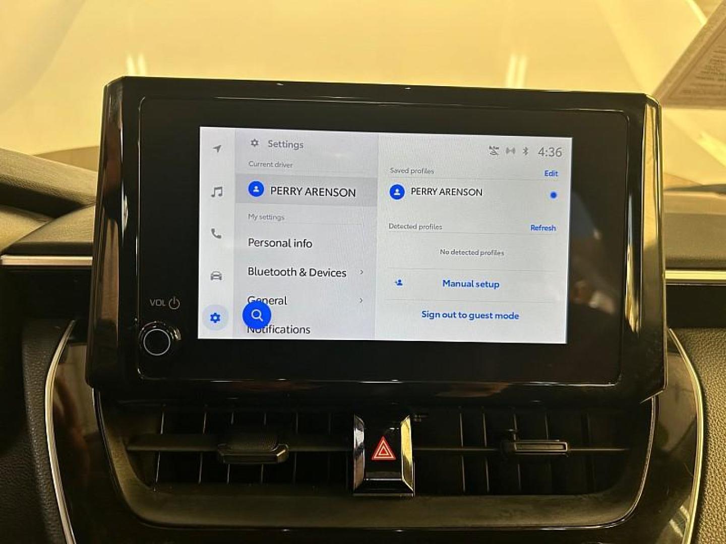 2024 WHITE Toyota Corolla (5YFB4MDEXRP) with an 4-Cyl Hybrid 1.8 Liter engine, Automatic CVT transmission, located at 412 Auto Vista Drive, Palmdale, 93551, (661) 945-0620, 34.592636, -118.136681 - Photo#19