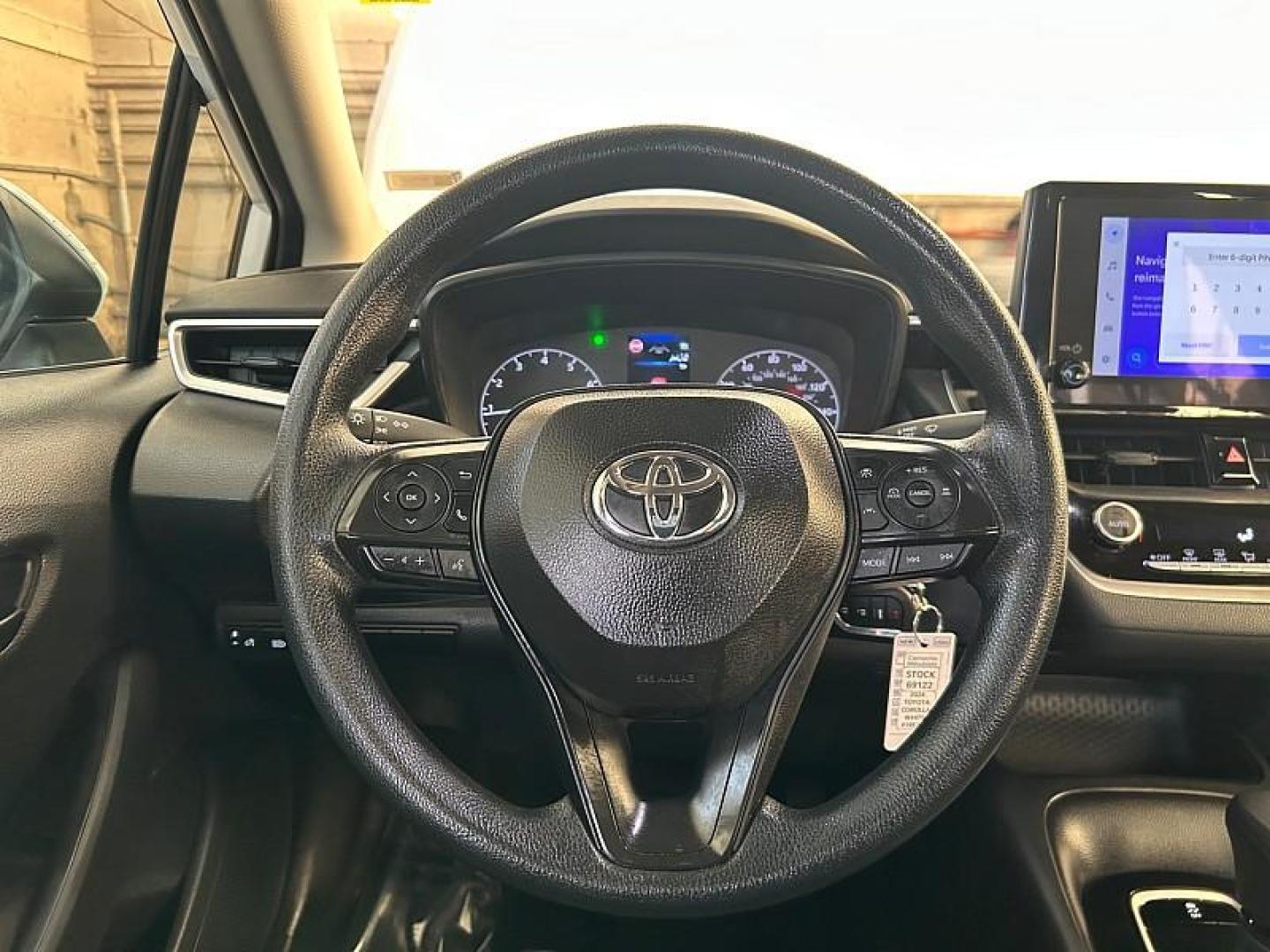 2024 WHITE Toyota Corolla (5YFB4MDEXRP) with an 4-Cyl Hybrid 1.8 Liter engine, Automatic CVT transmission, located at 412 Auto Vista Drive, Palmdale, 93551, (661) 945-0620, 34.592636, -118.136681 - Photo#20