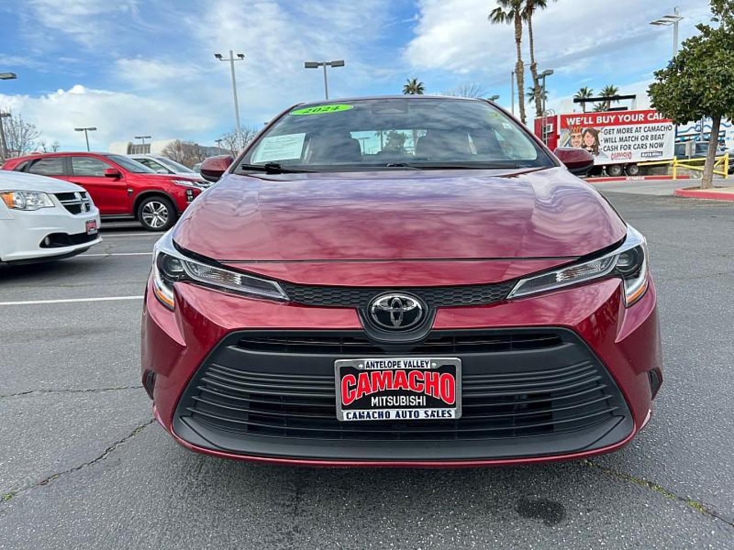 2024 RED Toyota Corolla (5YFB4MDE5RP) with an 4-Cyl 2.0 Liter engine, Automatic CVT transmission, located at 412 Auto Vista Drive, Palmdale, 93551, (661) 945-0620, 34.592636, -118.136681 - Photo#1