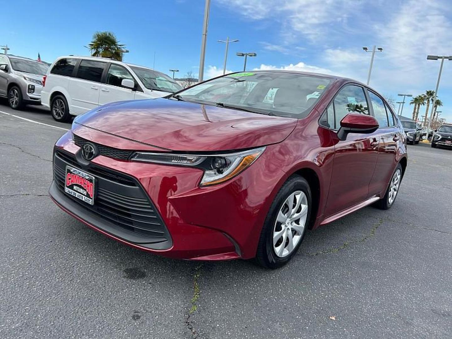 2024 RED Toyota Corolla (5YFB4MDE5RP) with an 4-Cyl 2.0 Liter engine, Automatic CVT transmission, located at 412 Auto Vista Drive, Palmdale, 93551, (661) 945-0620, 34.592636, -118.136681 - Photo#2