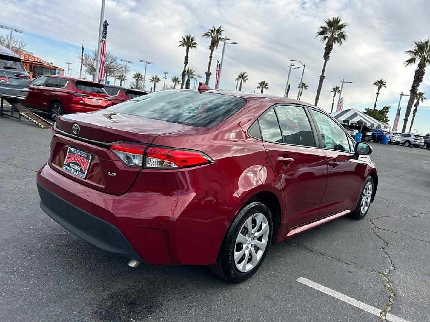 2024 RED Toyota Corolla (5YFB4MDE5RP) with an 4-Cyl 2.0 Liter engine, Automatic CVT transmission, located at 412 Auto Vista Drive, Palmdale, 93551, (661) 945-0620, 34.592636, -118.136681 - Photo#5