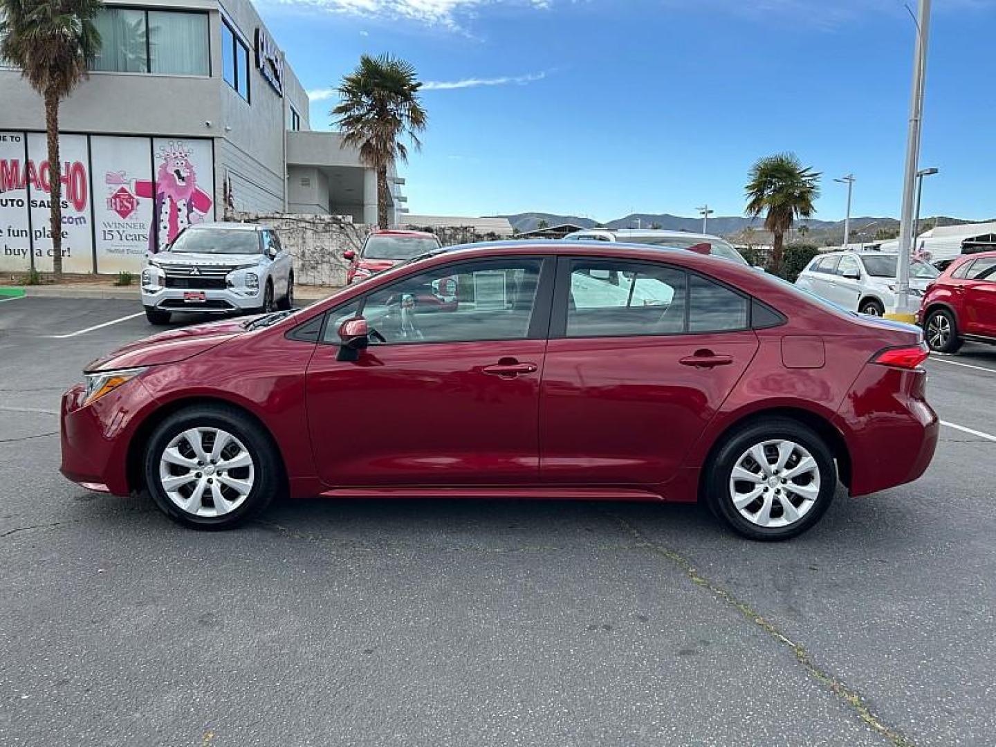 2024 RED Toyota Corolla (5YFB4MDE5RP) with an 4-Cyl 2.0 Liter engine, Automatic CVT transmission, located at 412 Auto Vista Drive, Palmdale, 93551, (661) 945-0620, 34.592636, -118.136681 - Photo#8