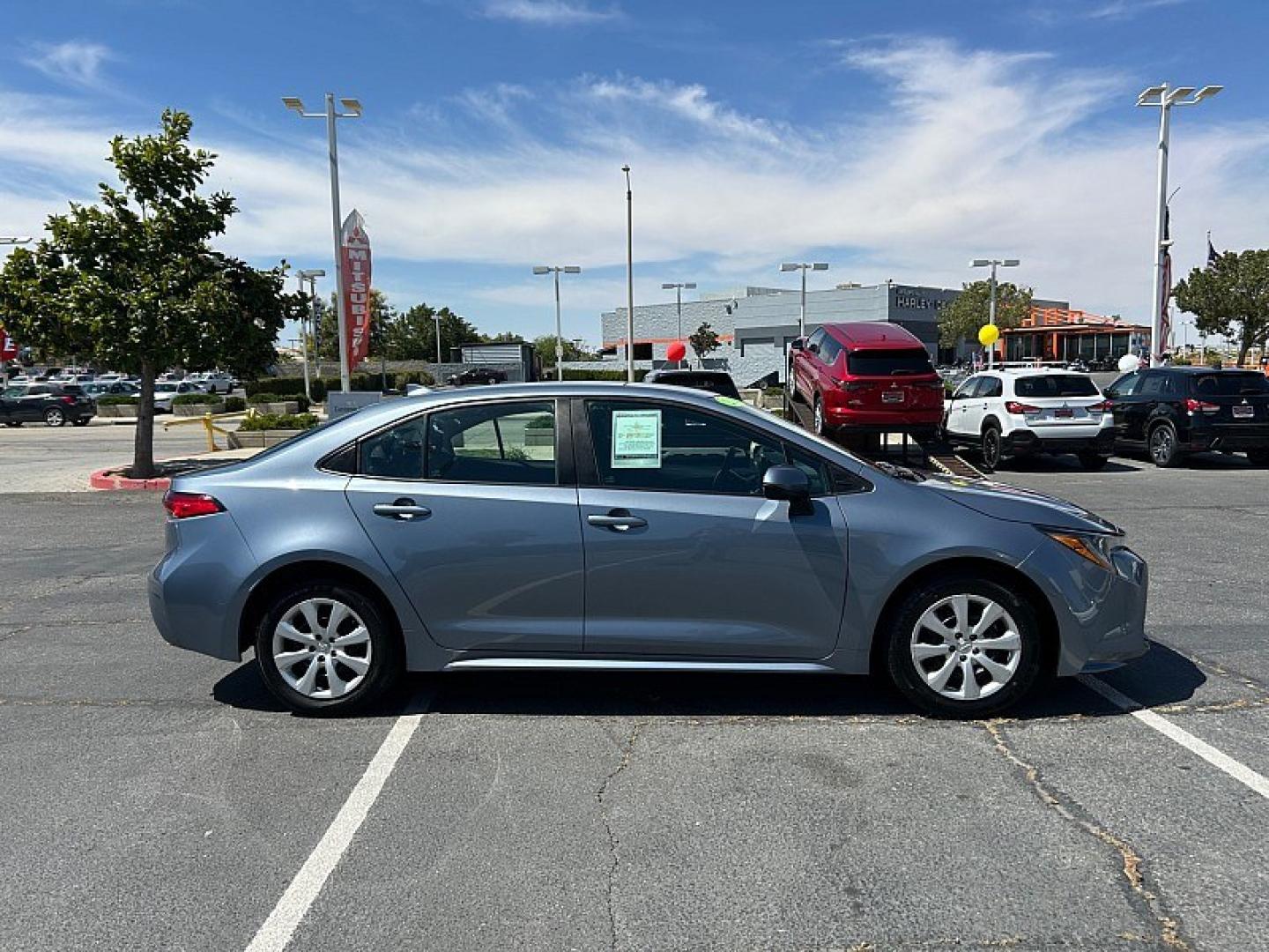 2024 GRAY Toyota Corolla (5YFB4MDE5RP) with an 4-Cyl Hybrid 1.8 Liter engine, Automatic CVT transmission, located at 412 Auto Vista Drive, Palmdale, 93551, (661) 945-0620, 34.592636, -118.136681- Photo#7