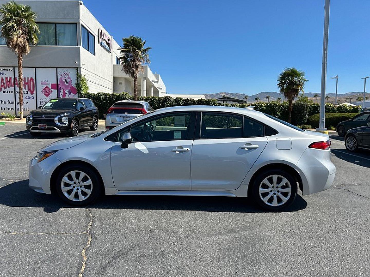 2024 Silver Toyota Corolla (5YFB4MDE6RP) with an 4-Cyl Hybrid 1.8 Liter engine, Automatic CVT transmission, located at 412 Auto Vista Drive, Palmdale, 93551, (661) 945-0620, 34.592636, -118.136681- Photo#3