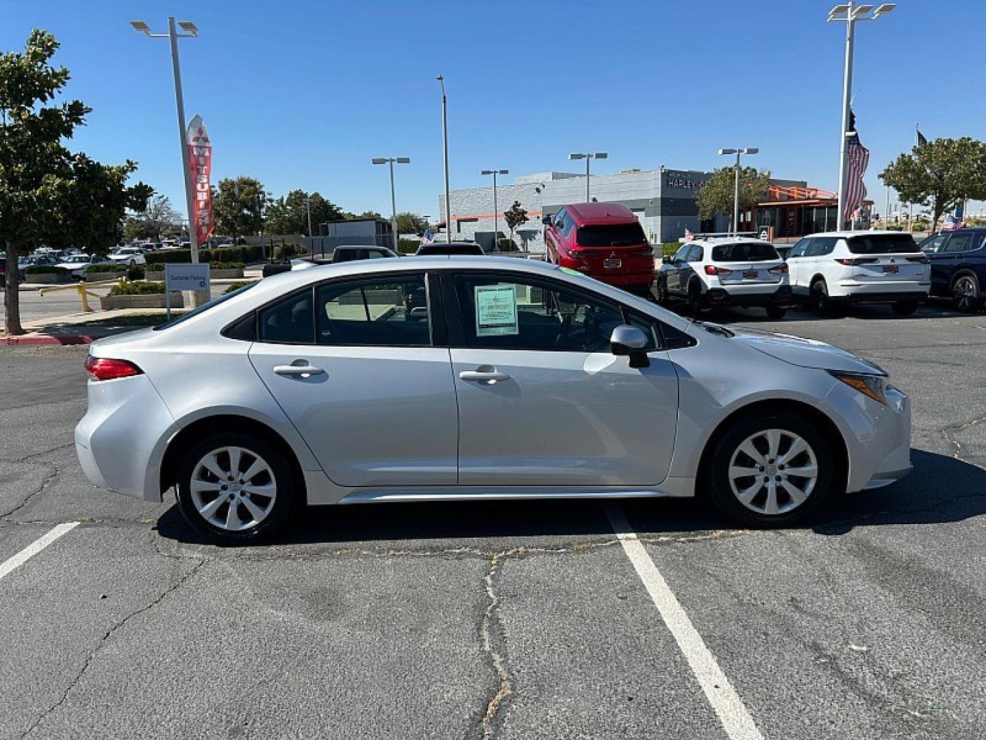 2024 Silver Toyota Corolla (5YFB4MDE6RP) with an 4-Cyl Hybrid 1.8 Liter engine, Automatic CVT transmission, located at 412 Auto Vista Drive, Palmdale, 93551, (661) 945-0620, 34.592636, -118.136681- Photo#8