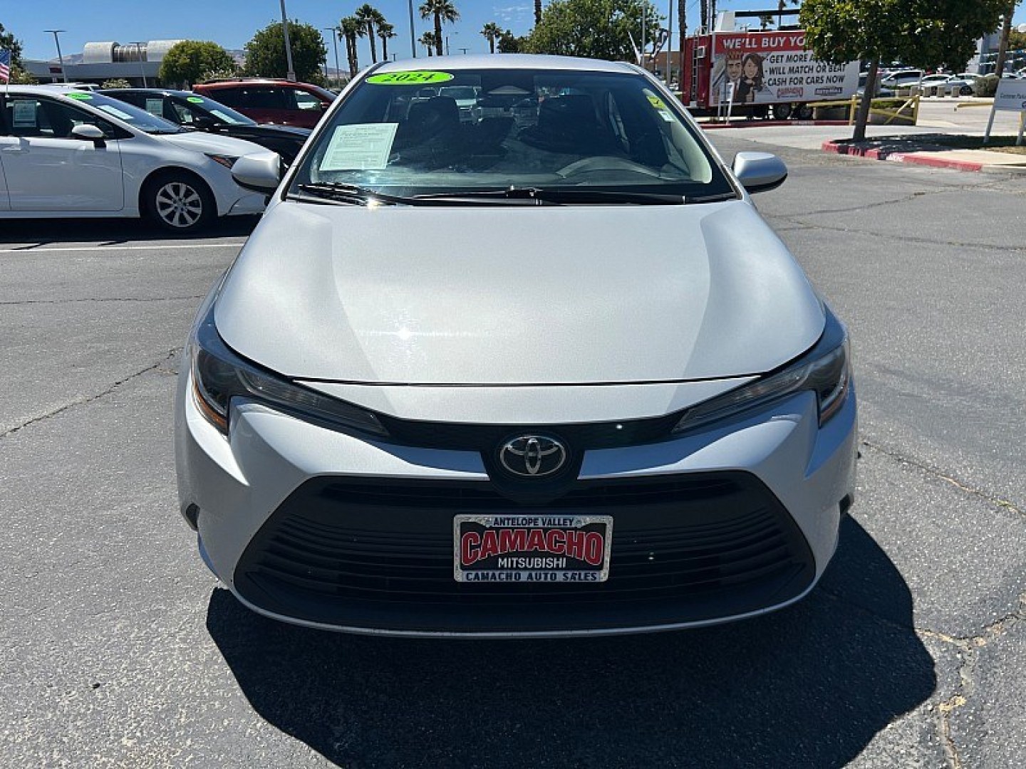2024 Silver Toyota Corolla (5YFB4MDE5RP) with an 4-Cyl Hybrid 1.8 Liter engine, Automatic CVT transmission, located at 412 Auto Vista Drive, Palmdale, 93551, (661) 945-0620, 34.592636, -118.136681- Photo#1