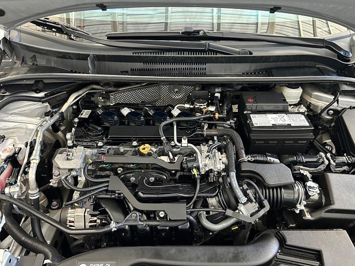 2024 Silver Toyota Corolla (5YFB4MDE5RP) with an 4-Cyl Hybrid 1.8 Liter engine, Automatic CVT transmission, located at 412 Auto Vista Drive, Palmdale, 93551, (661) 945-0620, 34.592636, -118.136681- Photo#29