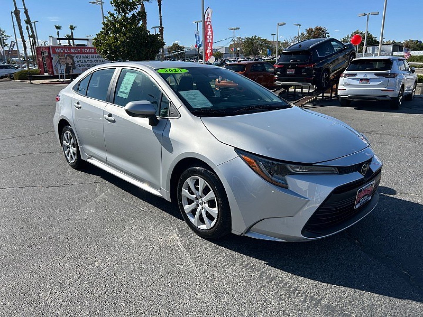 2024 Silver Toyota Corolla (5YFB4MDE0RP) with an 4-Cyl 2.0 Liter engine, Automatic CVT transmission, located at 412 Auto Vista Drive, Palmdale, 93551, (661) 945-0620, 34.592636, -118.136681- Photo#0