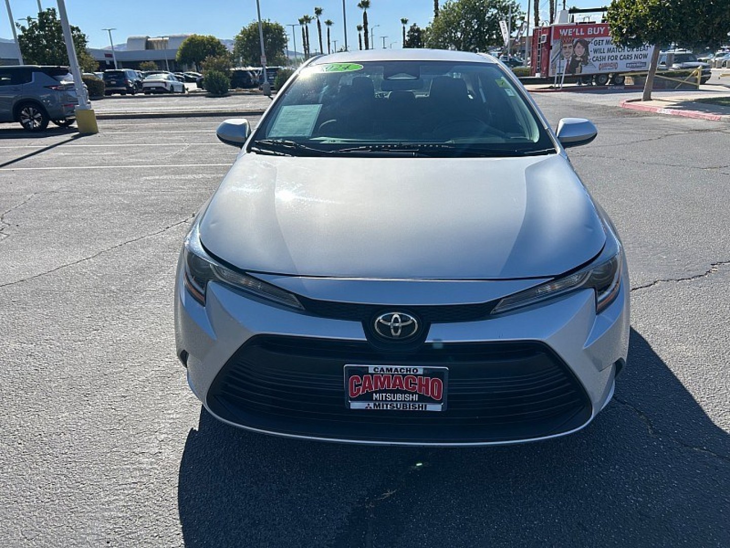 2024 Silver Toyota Corolla (5YFB4MDE0RP) with an 4-Cyl 2.0 Liter engine, Automatic CVT transmission, located at 412 Auto Vista Drive, Palmdale, 93551, (661) 945-0620, 34.592636, -118.136681- Photo#1
