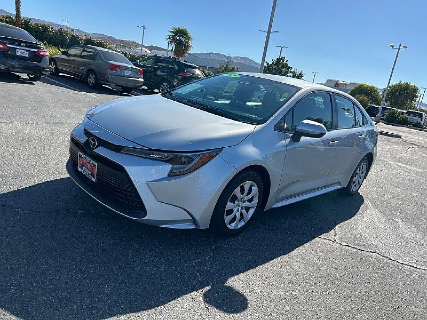 2024 Silver Toyota Corolla (5YFB4MDE0RP) with an 4-Cyl 2.0 Liter engine, Automatic CVT transmission, located at 412 Auto Vista Drive, Palmdale, 93551, (661) 945-0620, 34.592636, -118.136681- Photo#2