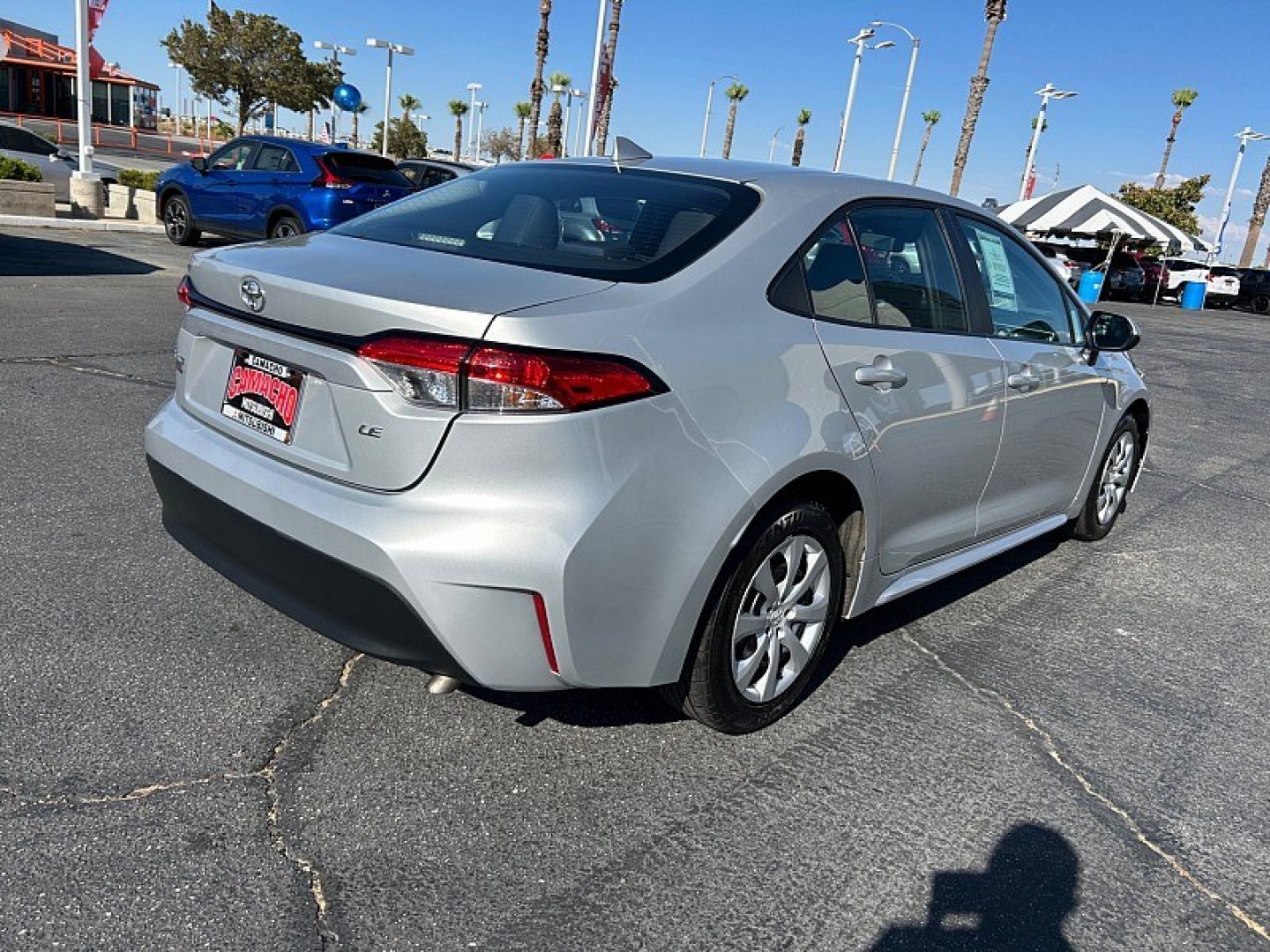 2024 Silver Toyota Corolla (5YFB4MDE0RP) with an 4-Cyl 2.0 Liter engine, Automatic CVT transmission, located at 412 Auto Vista Drive, Palmdale, 93551, (661) 945-0620, 34.592636, -118.136681- Photo#6